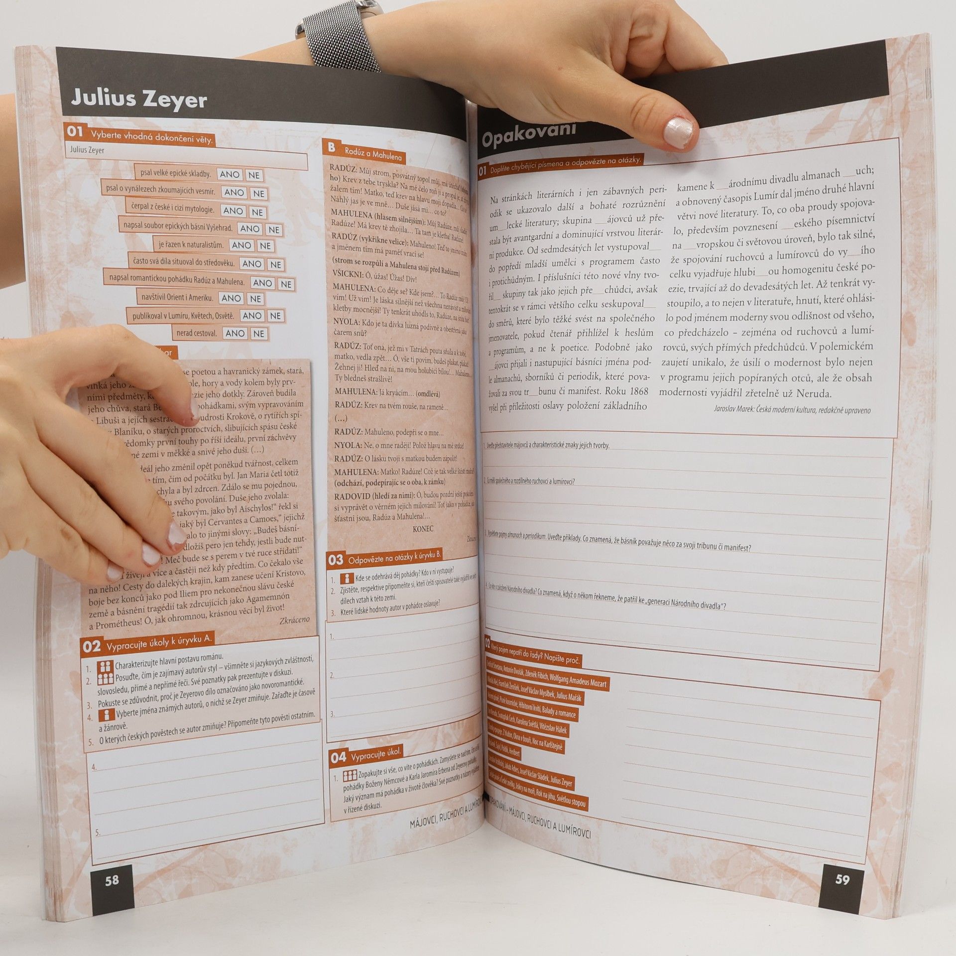 Autorenkollektiv Literatura pro 2. ročník středních škol : zkrácená verze. Pracovní sešit