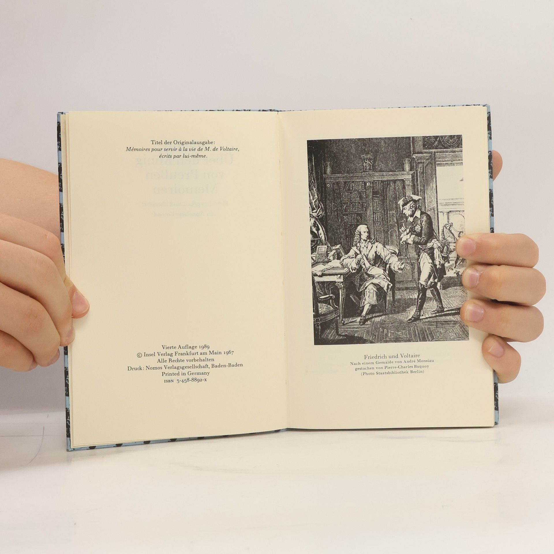 Voltaire Über den König von Preussen. Memoiren