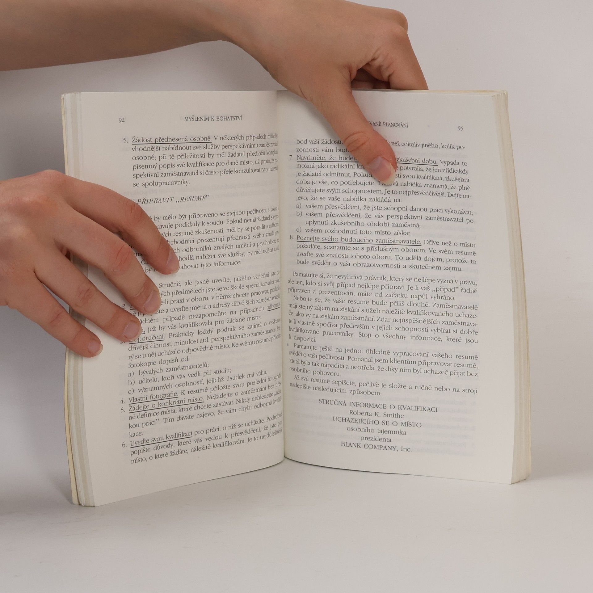 Napoleon Hill Myšlením k bohatství