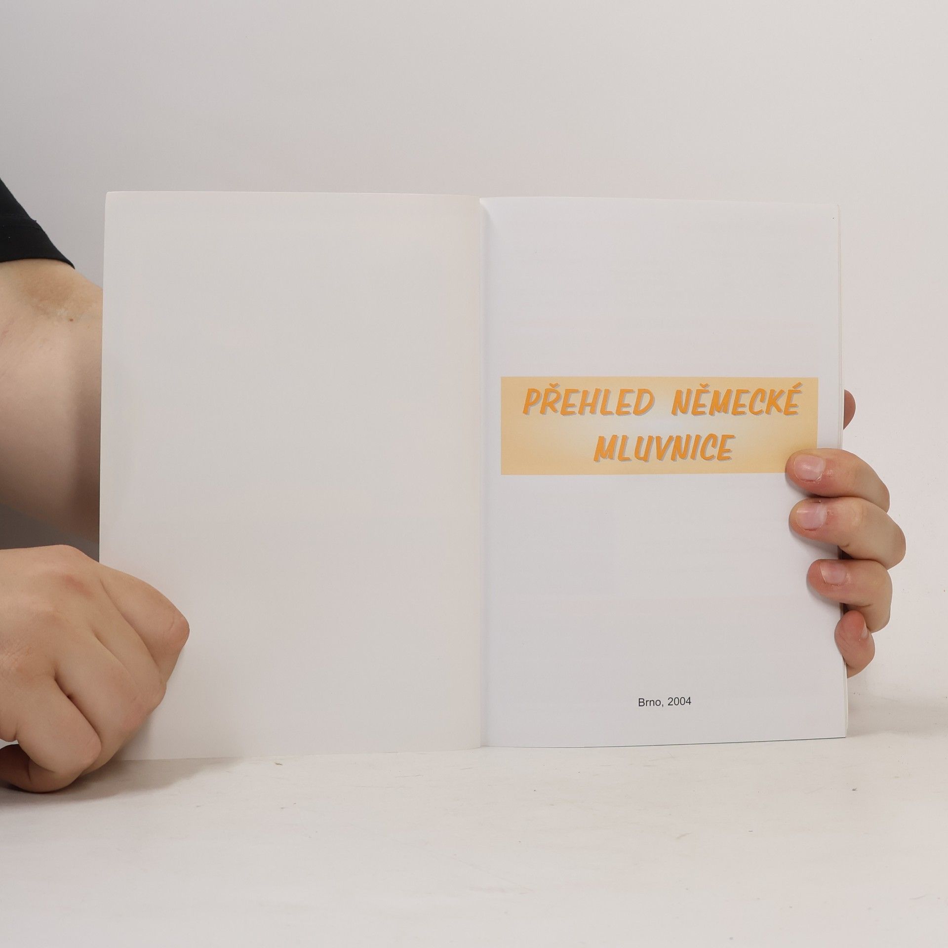 Eva Bilíková Přehled německé mluvnice