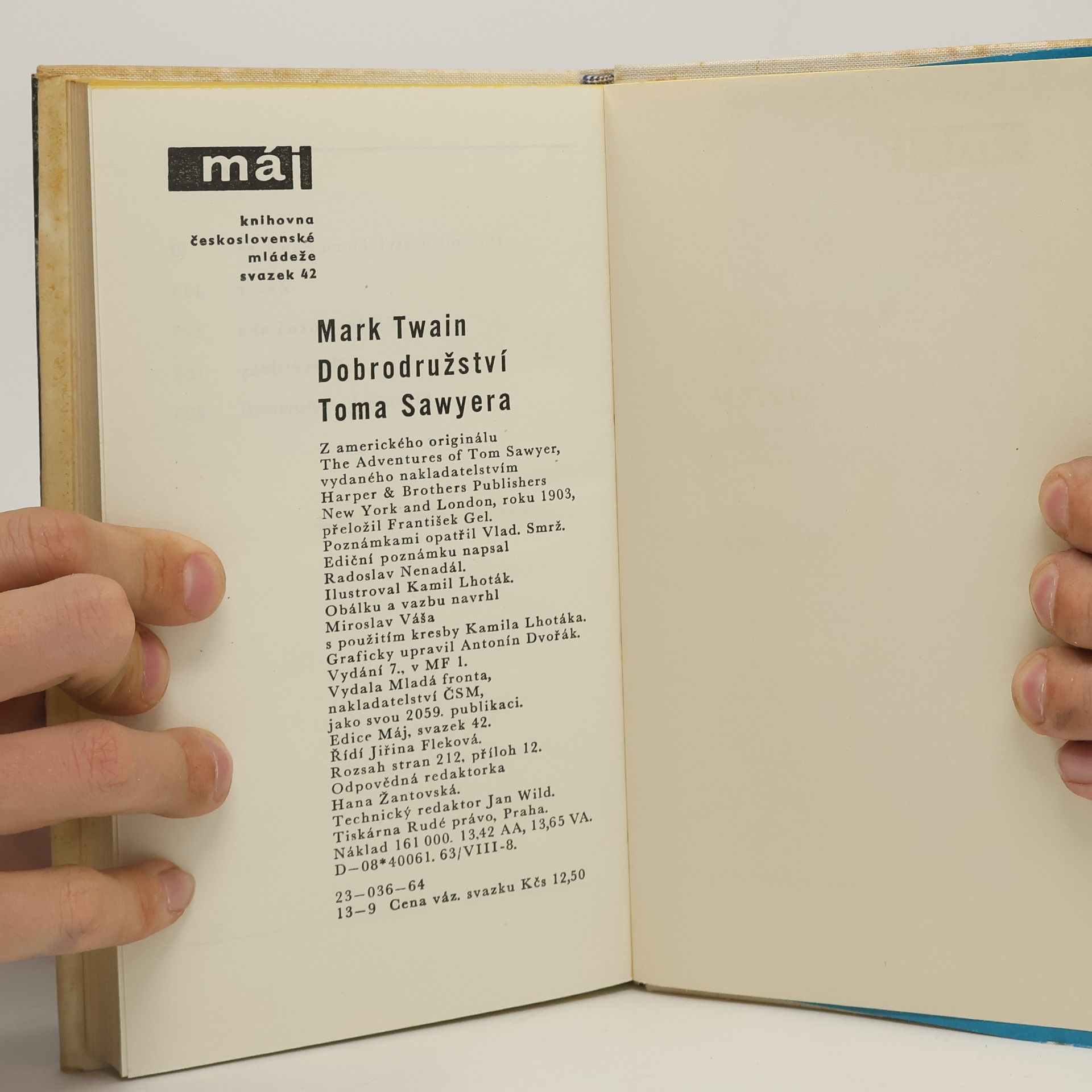 Mark Twain Dobrodružství Toma Sawyera