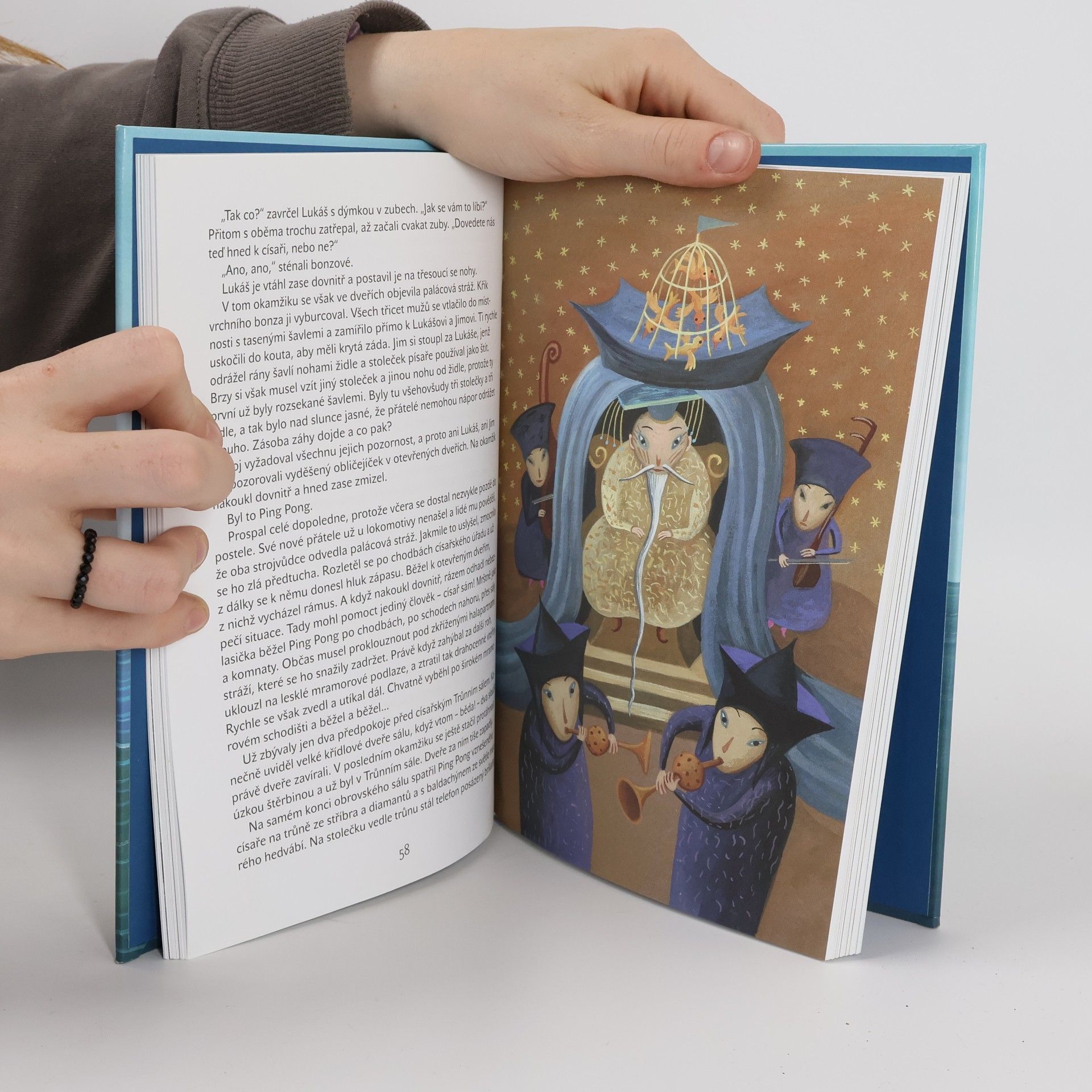 Michael Ende Jim Knoflík, Lukáš a lokomotiva Ema