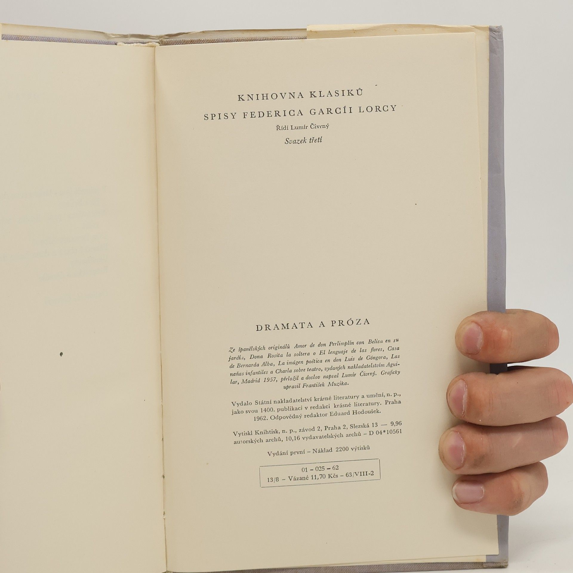 Federico García Lorca Dramata a próza