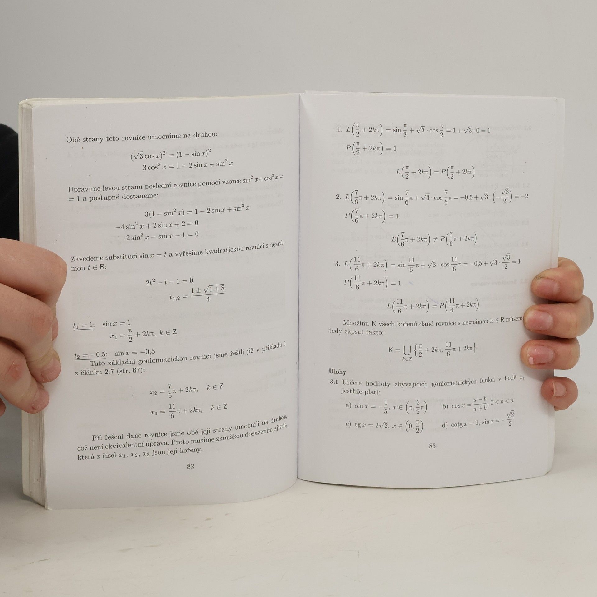 Oldřich Odvárko Matematika pro gymnázia: goniometrie