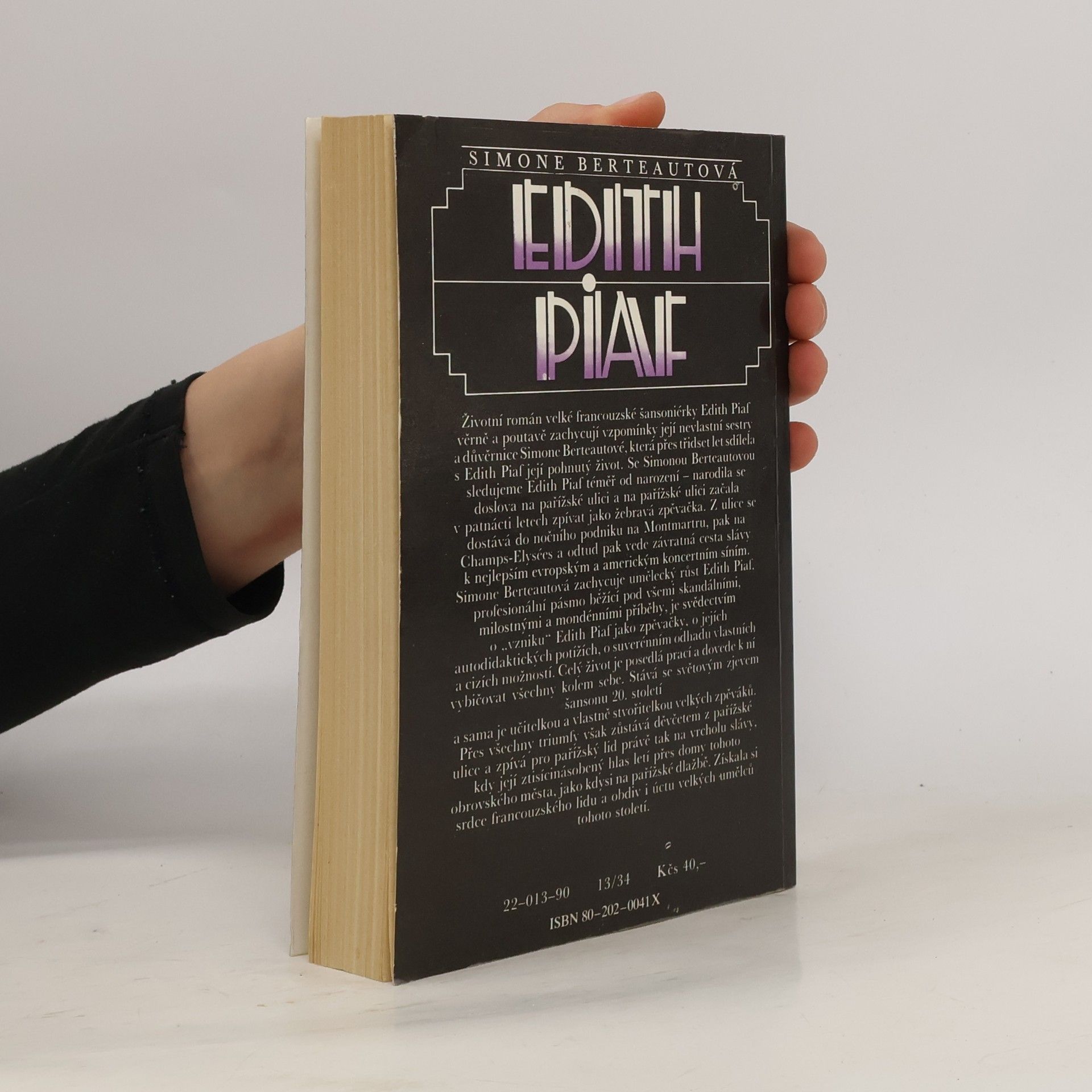Marie Janů Edith Piaf