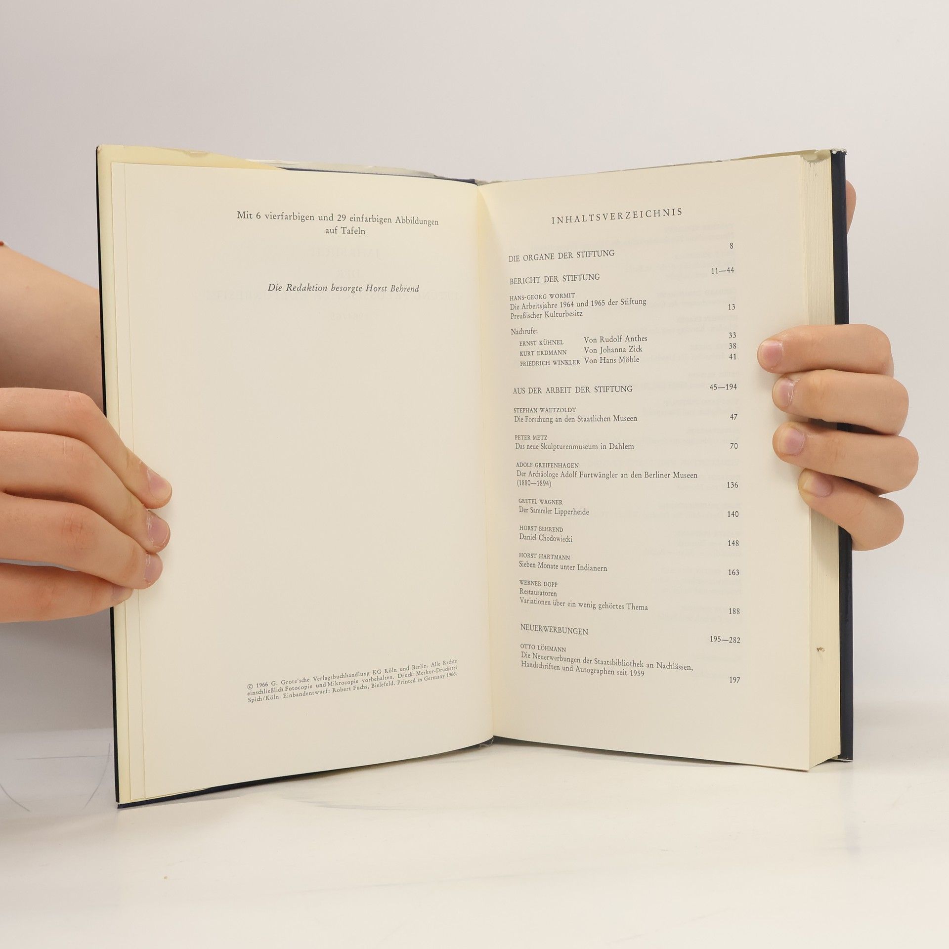 Kolektív autorov Jahrbuch der Stiftung Preussischer Kulturbesitz III