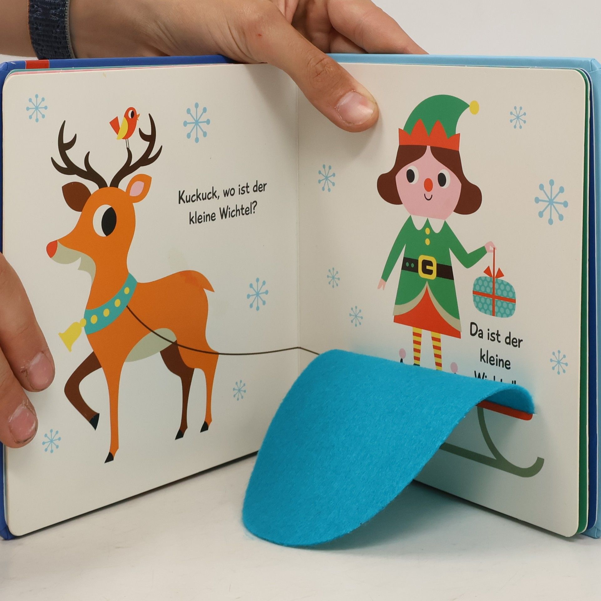 Ingela P. Arrhenius Mein Filz-Fühlbuch: Kuckuck, lieber Weihnachtsmann!