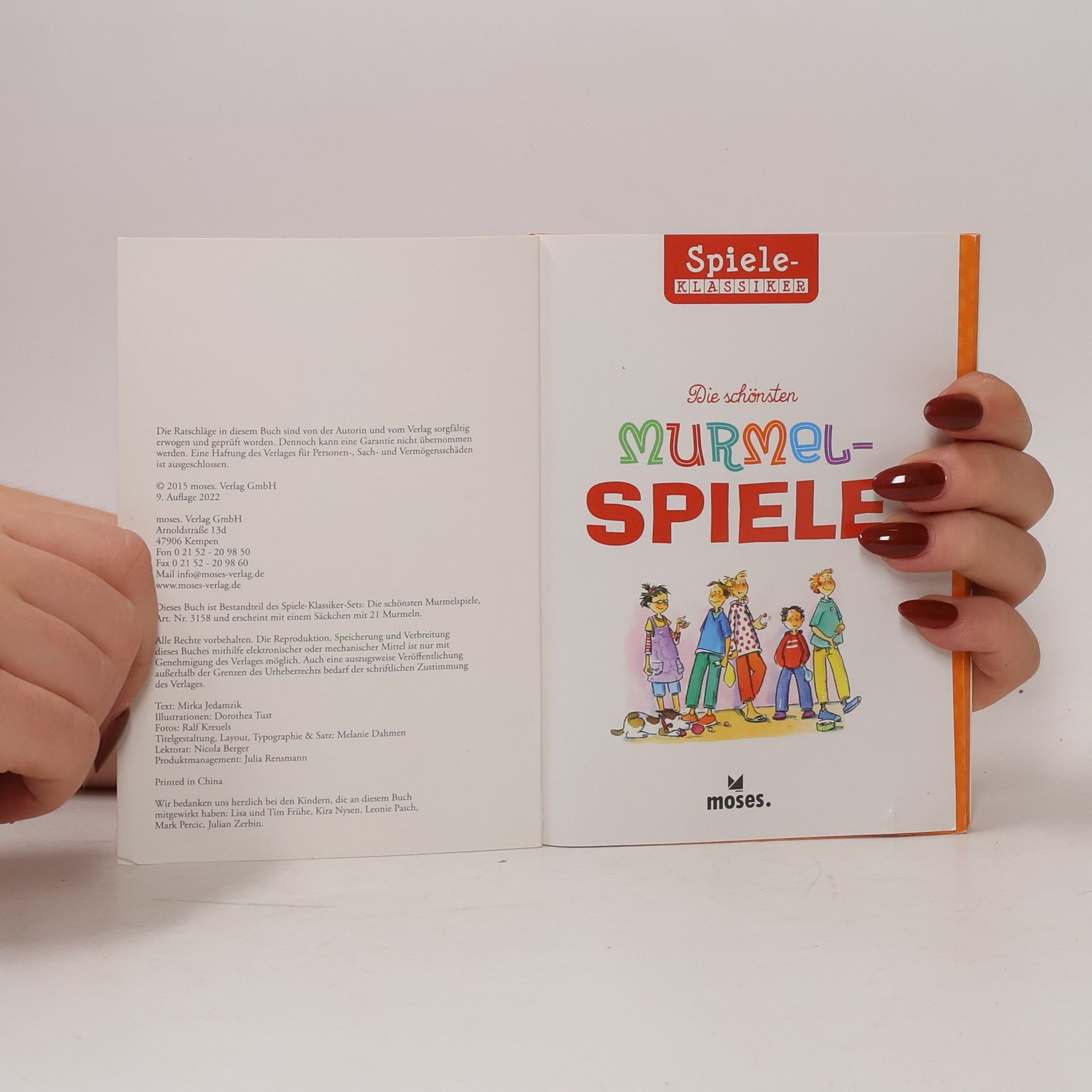 Mirka Jedamzik Die schönsten Murmelspiele
