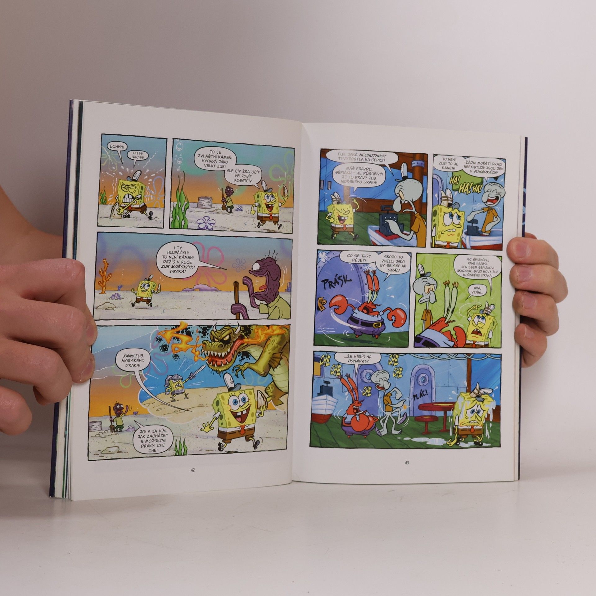 Stephen Hillenburg SpongeBob : komiks. Č. 3, Příběhy ze zakletého ananasu