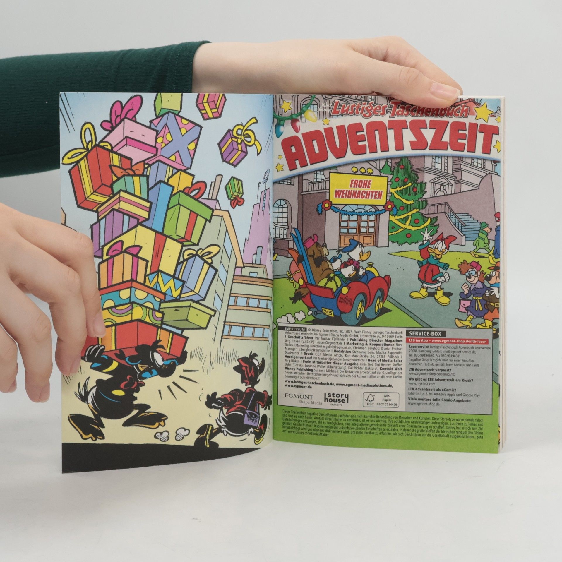 Walt Disney Lustiges Taschenbuch Adventszeit