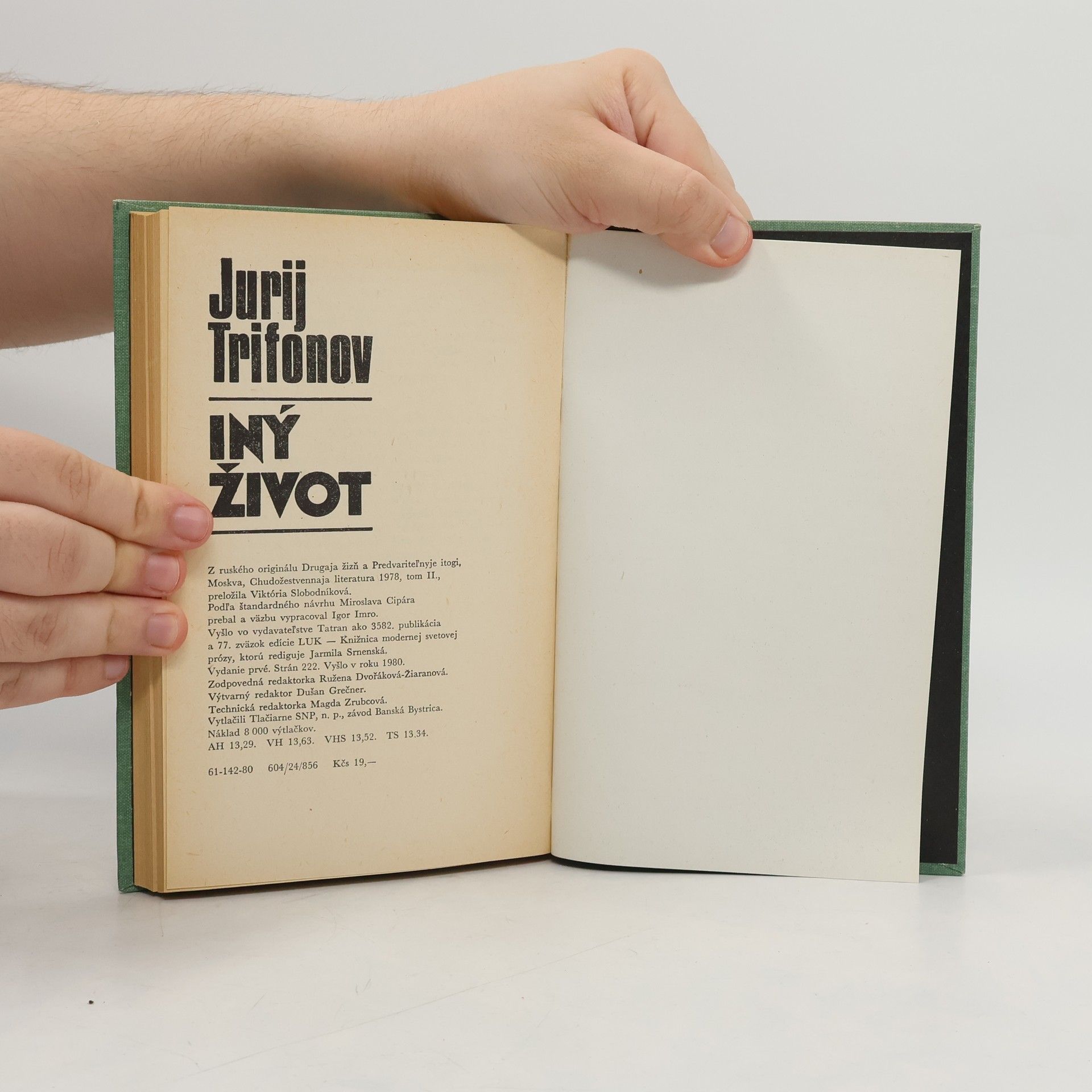 Jurij Trifonow Iný život