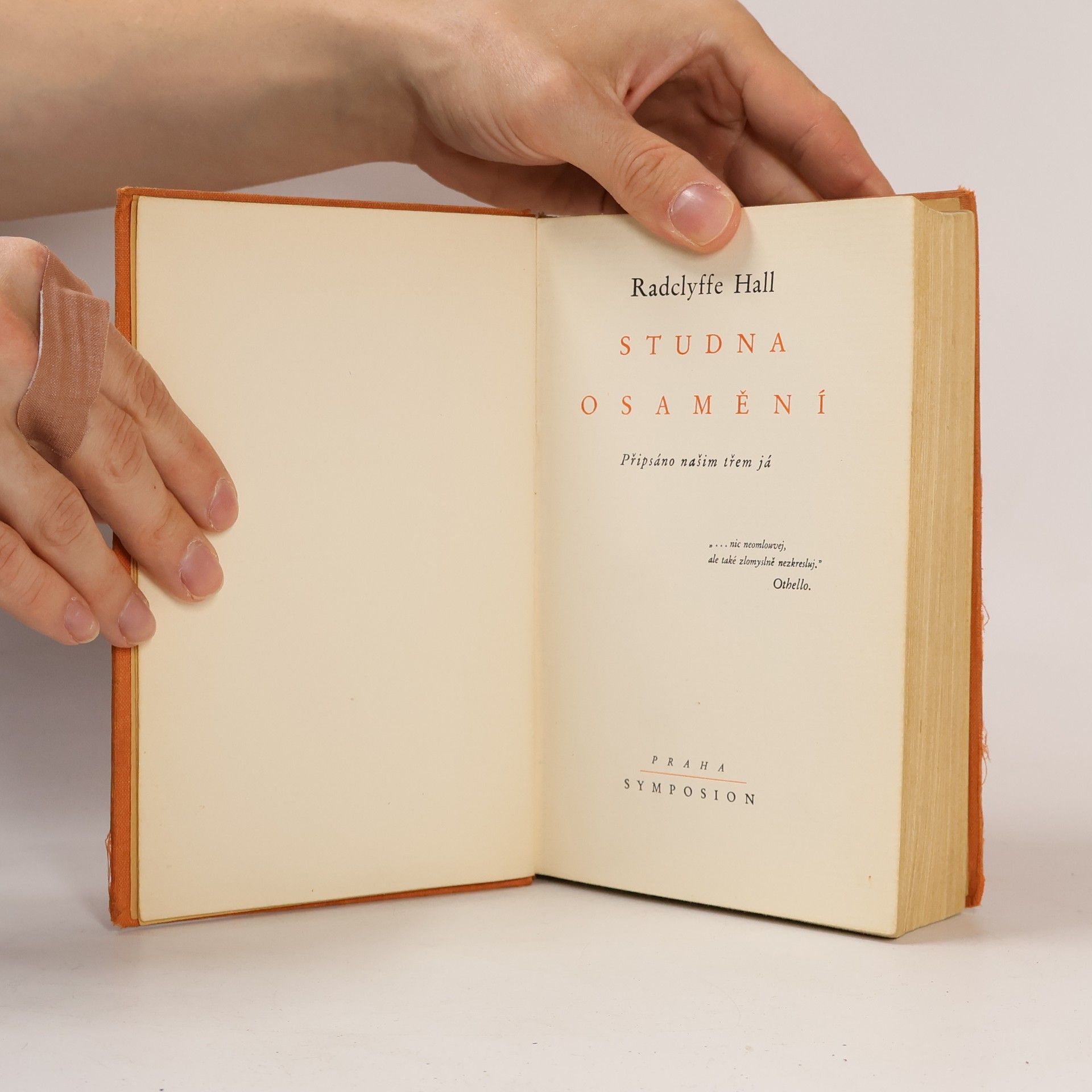 Radclyffe Hall Studna osamění