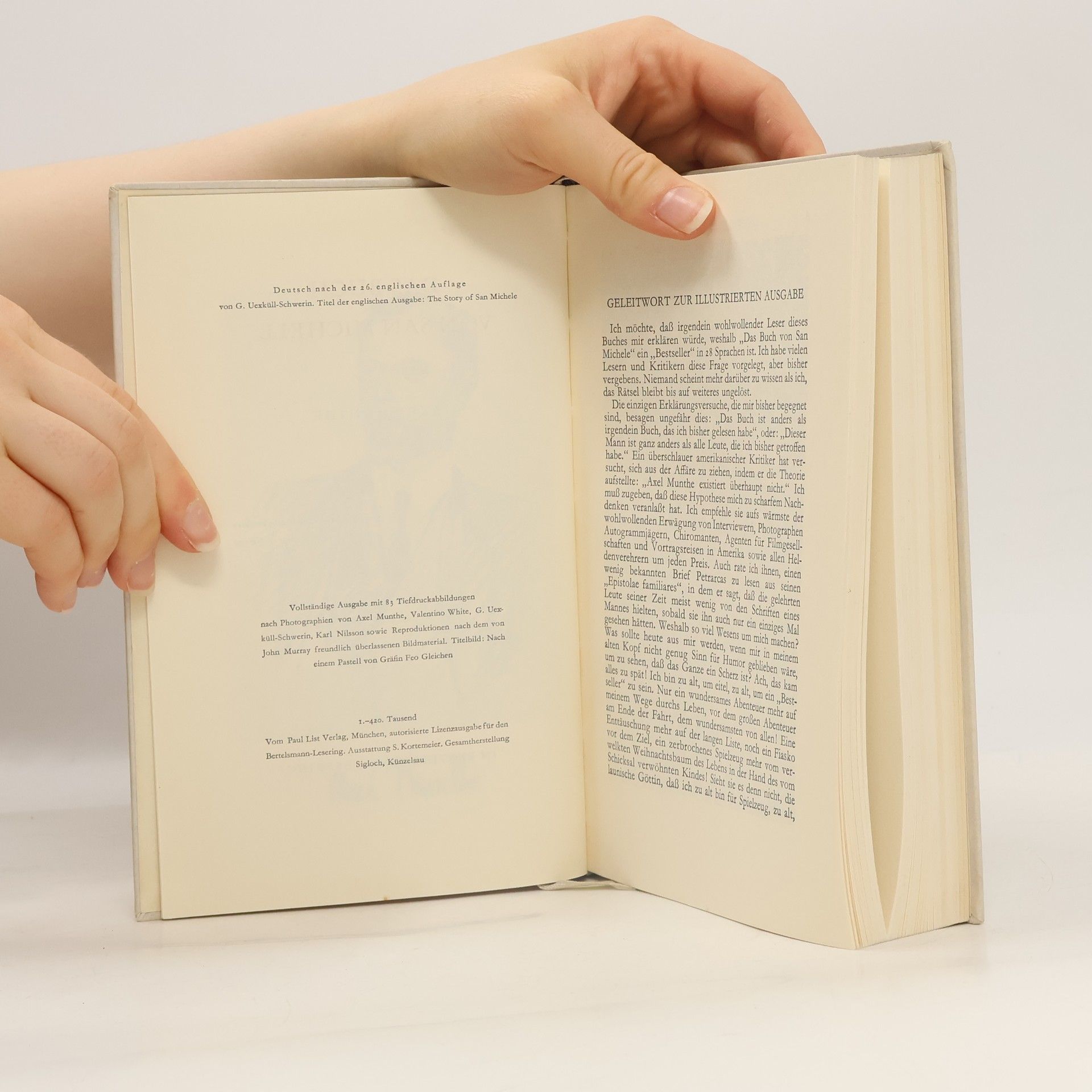 Axel Munthe Das Buch von San Michele