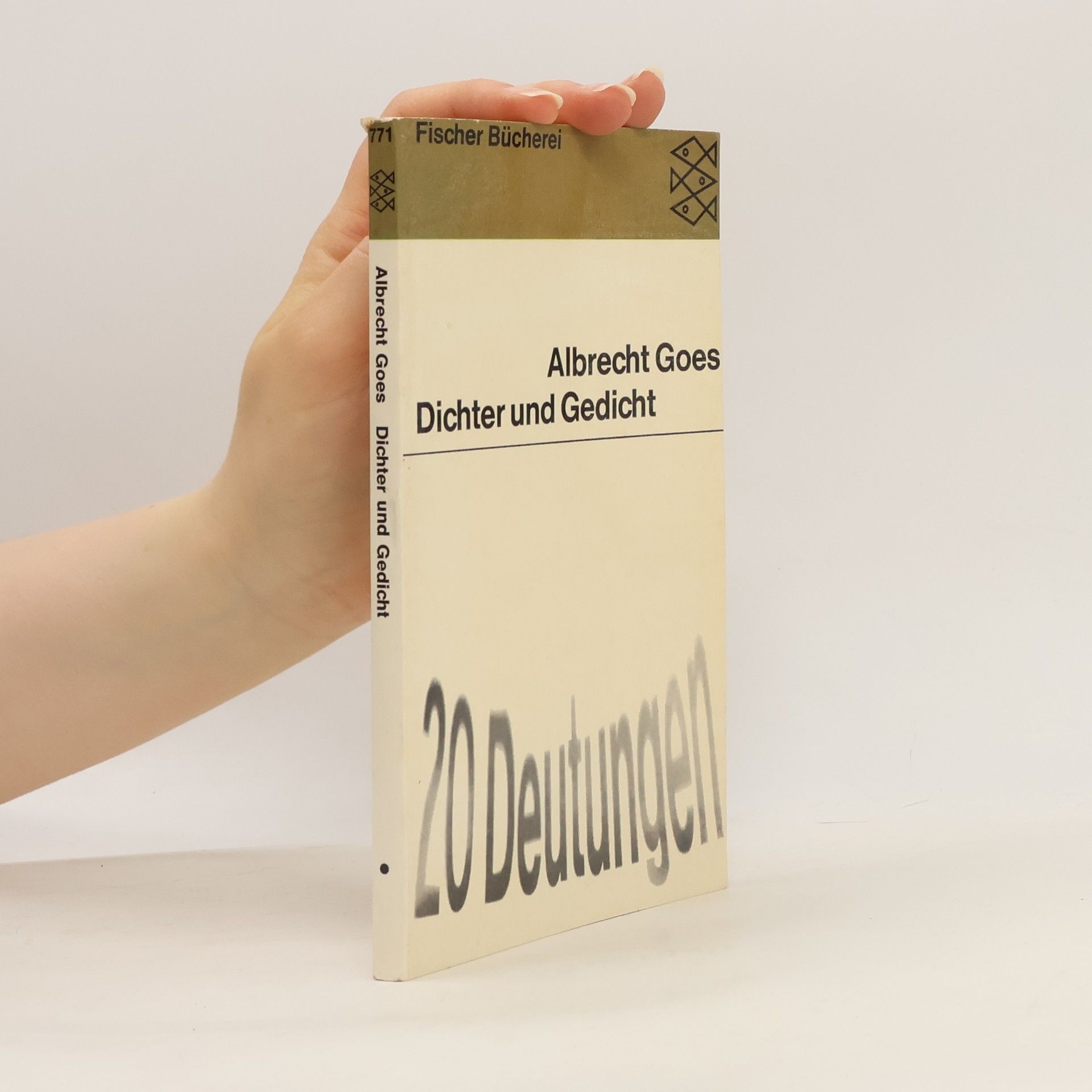Albrecht Goes Dichter und Gedicht