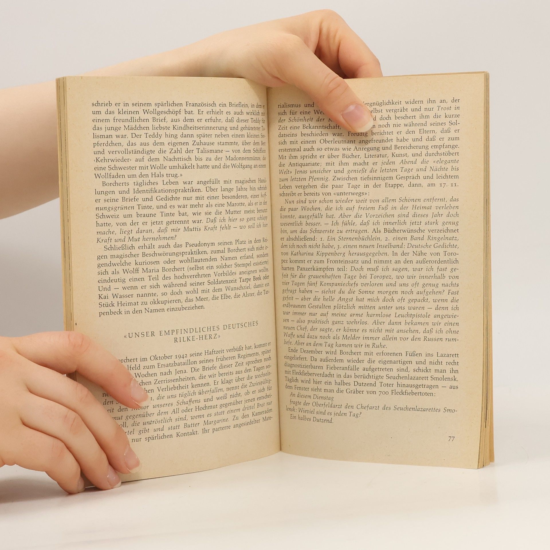 Collectif d'auteurs Wolfgang Borchert. In Selbstzeugnissen und Bilddokumenten