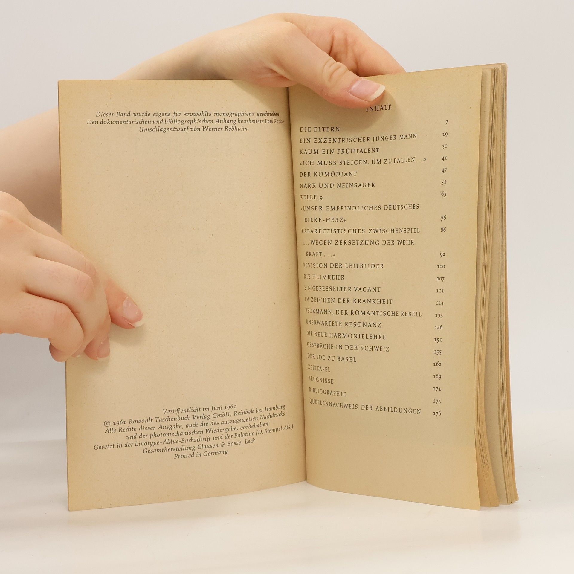 Collectif d'auteurs Wolfgang Borchert. In Selbstzeugnissen und Bilddokumenten