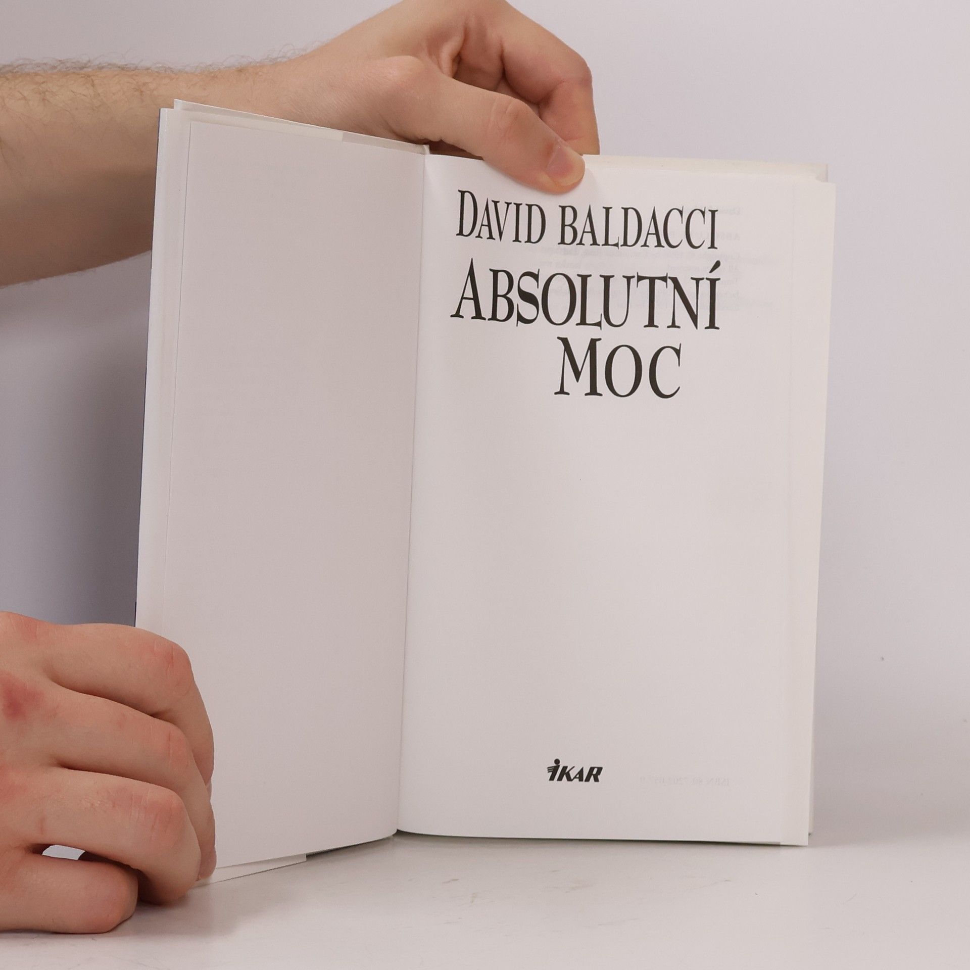 David Baldacci Absolutní moc