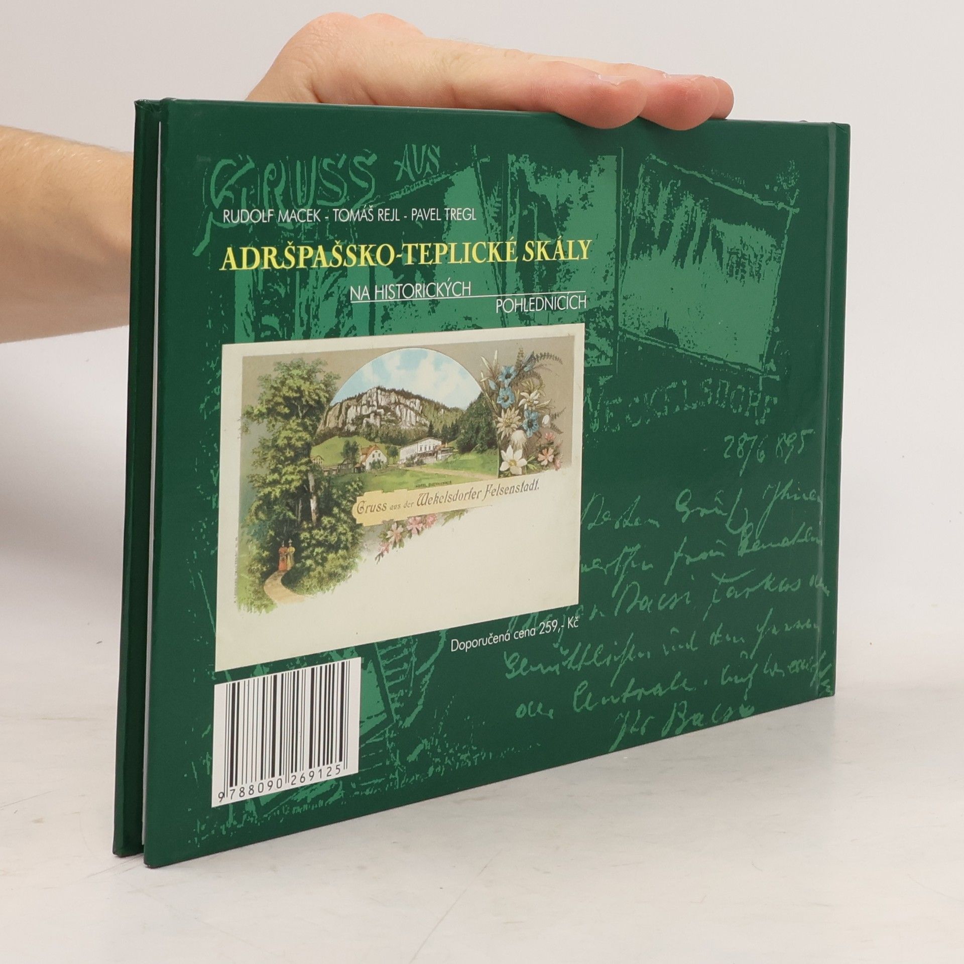 Rudolf Macek Adršpašsko-teplické skály na historických pohlednicích