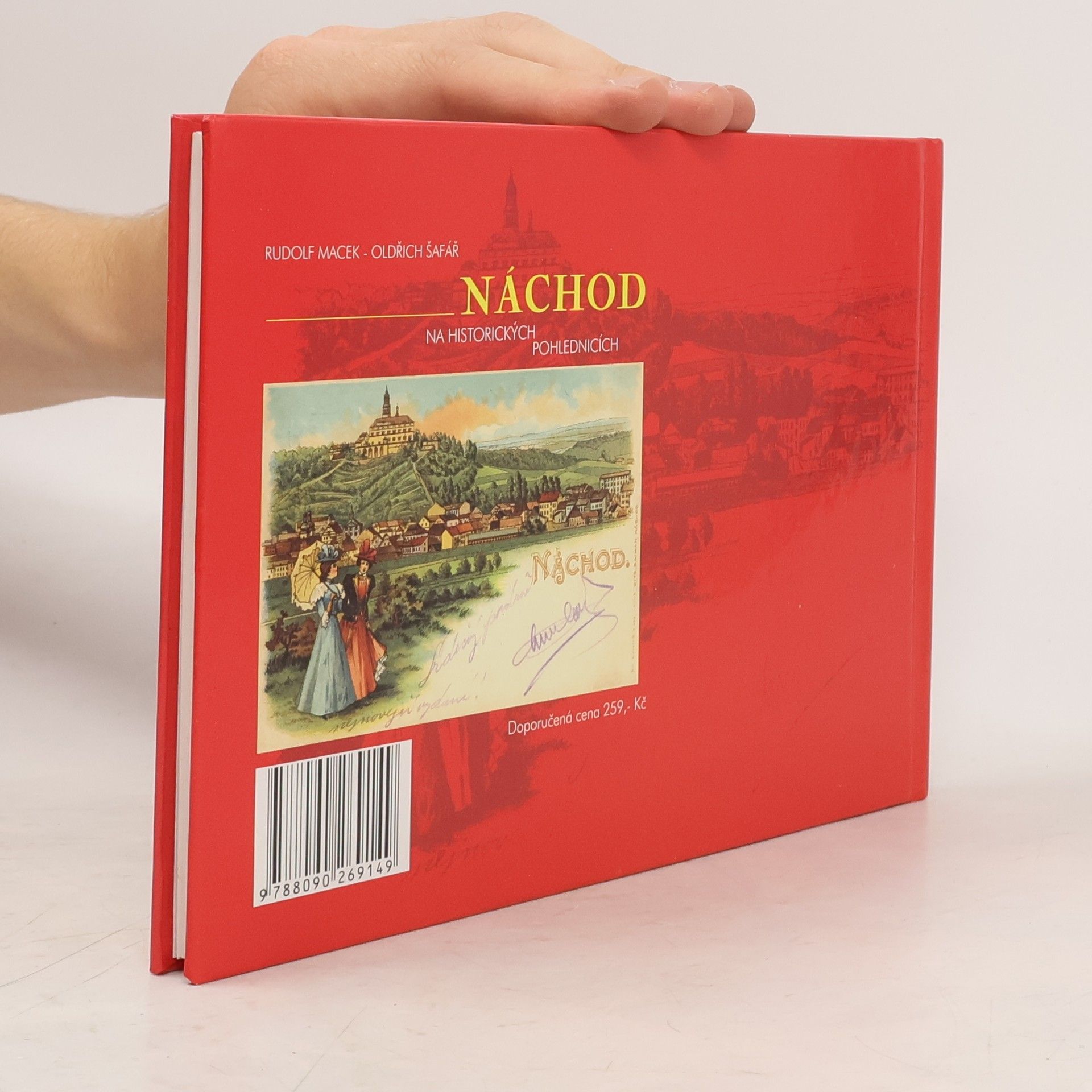 Rudolf Macek Náchod na historických pohlednicích