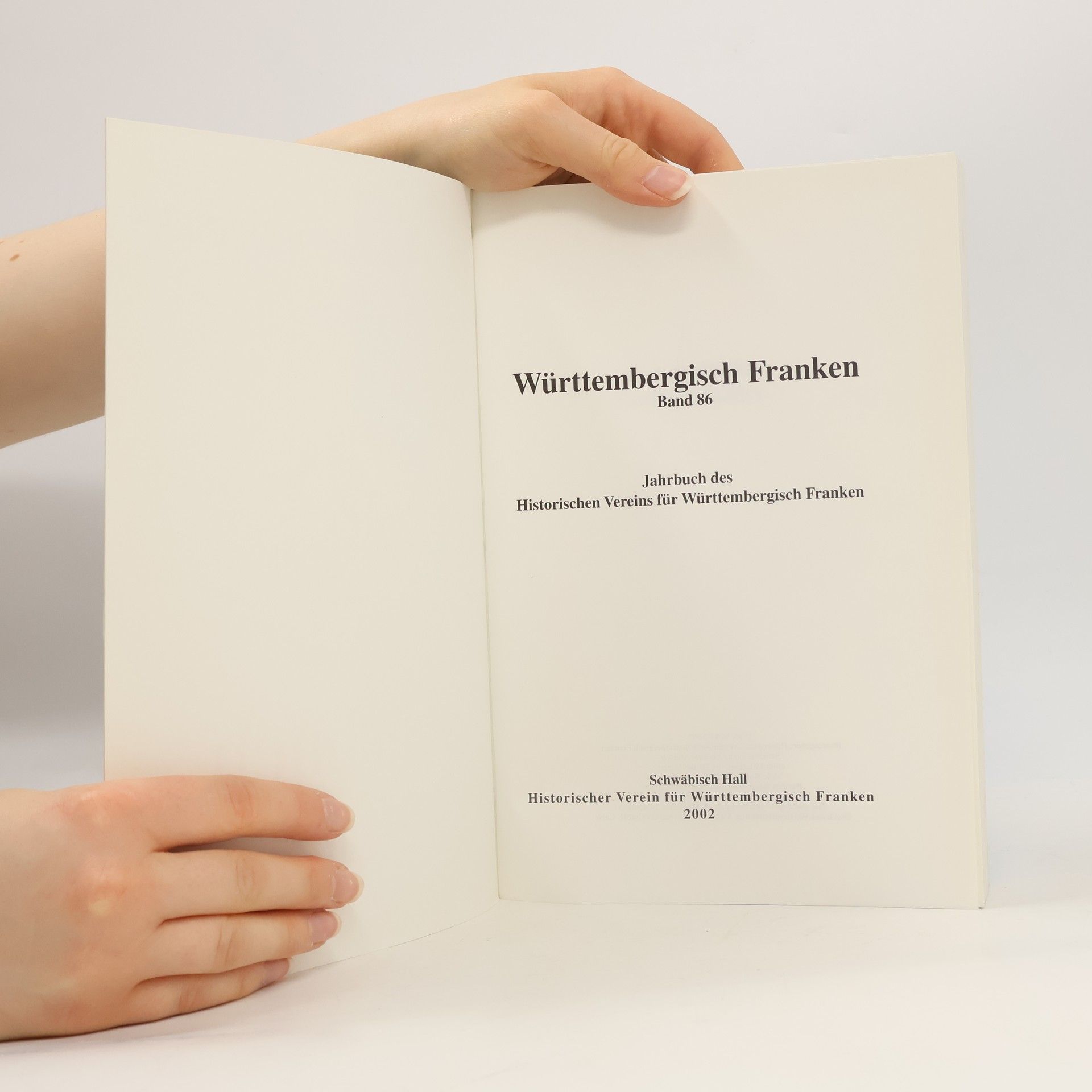 Kolektív autorov Württembergisch Franken Jahrbuch 2002