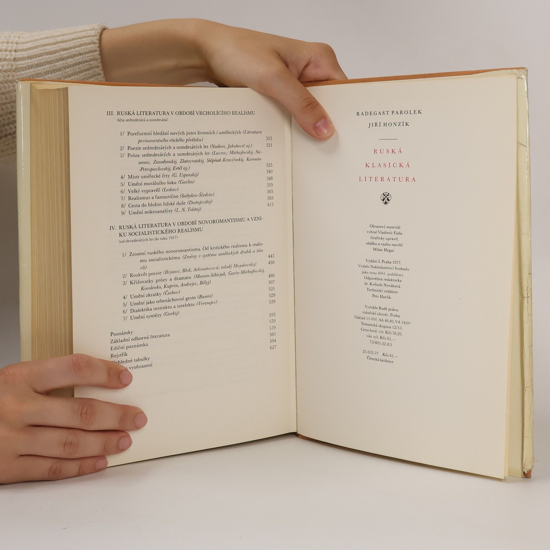 Jiří Honzík Ruská klasická literatura