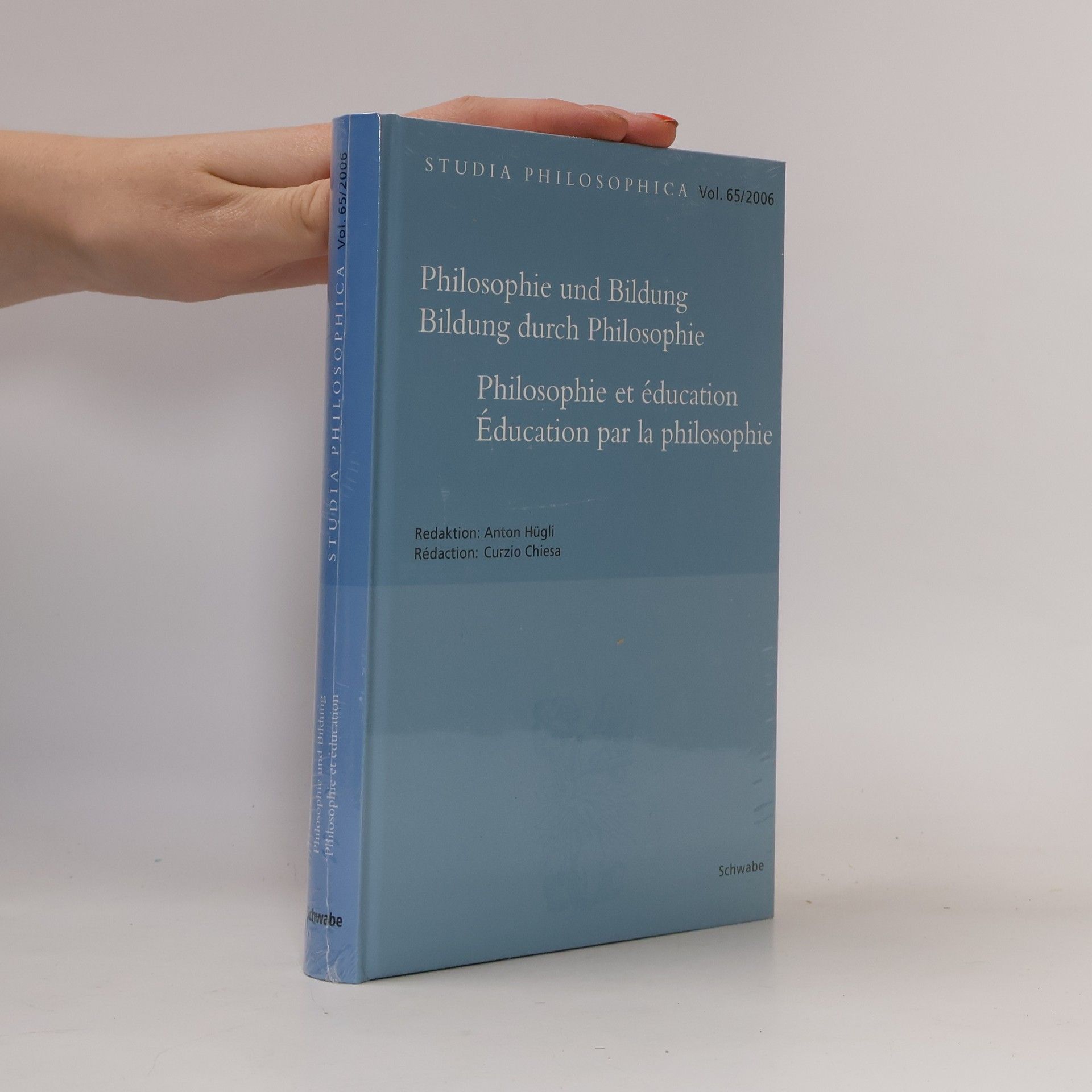 Curzio Chiesa Studia Philosophica - 65/2006: Philosophie und Bildung, Bildung durch Philosophie