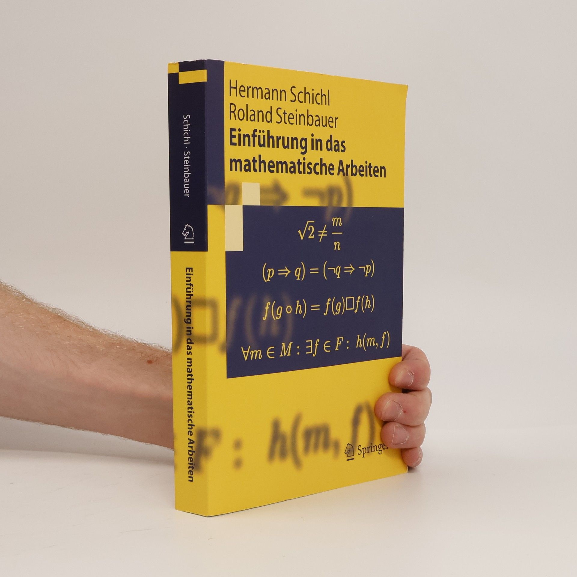 Hermann Schichl Einführung in das mathematische Arbeiten