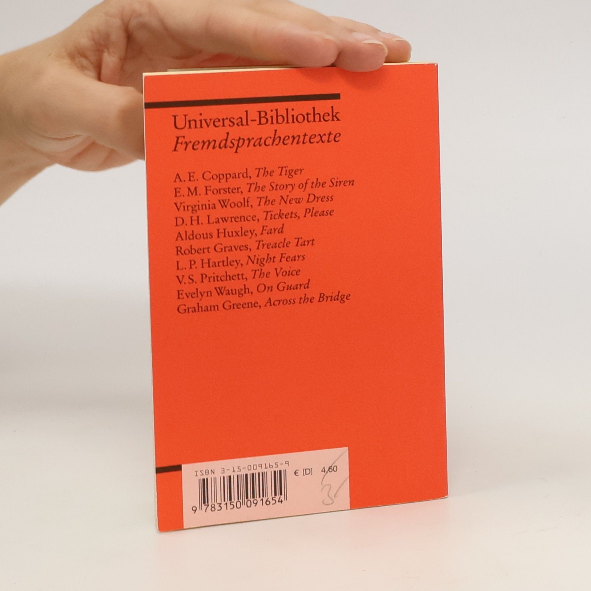 Hans-Christian Oeser Modern English Short Stories II. From Coppard to Greene.