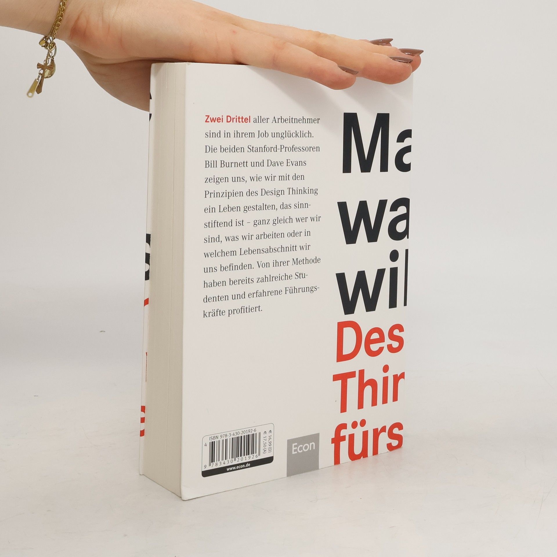 Bill Burnett Mach, was Du willst