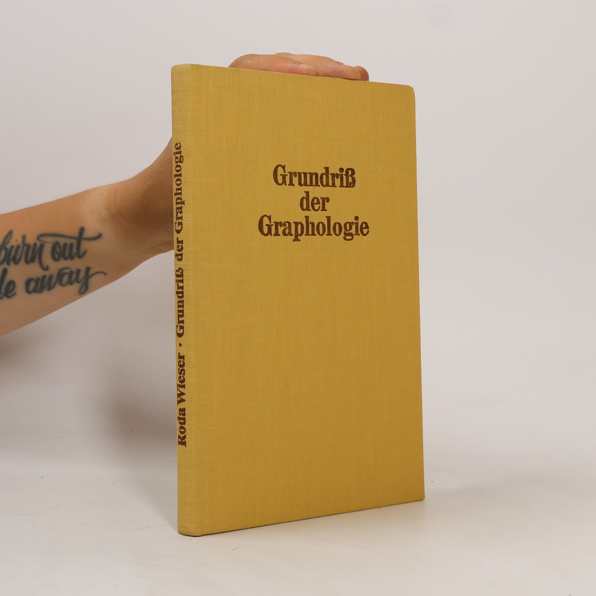 Roda Wieser Grundriß der Graphologie