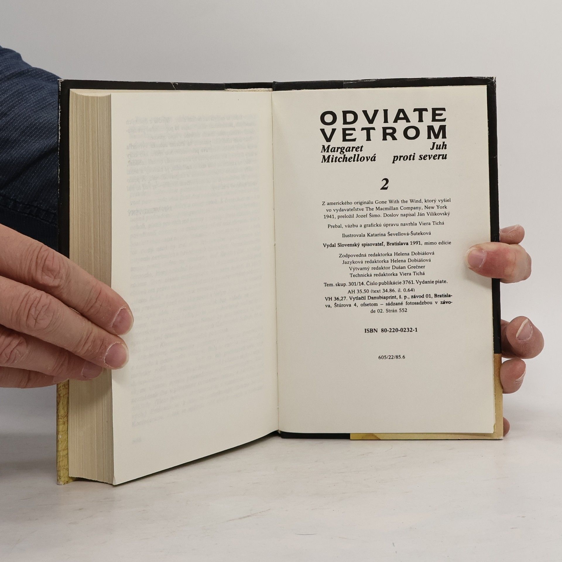 Margaret Mitchell Odviate vetrom 2. Juh proti severu