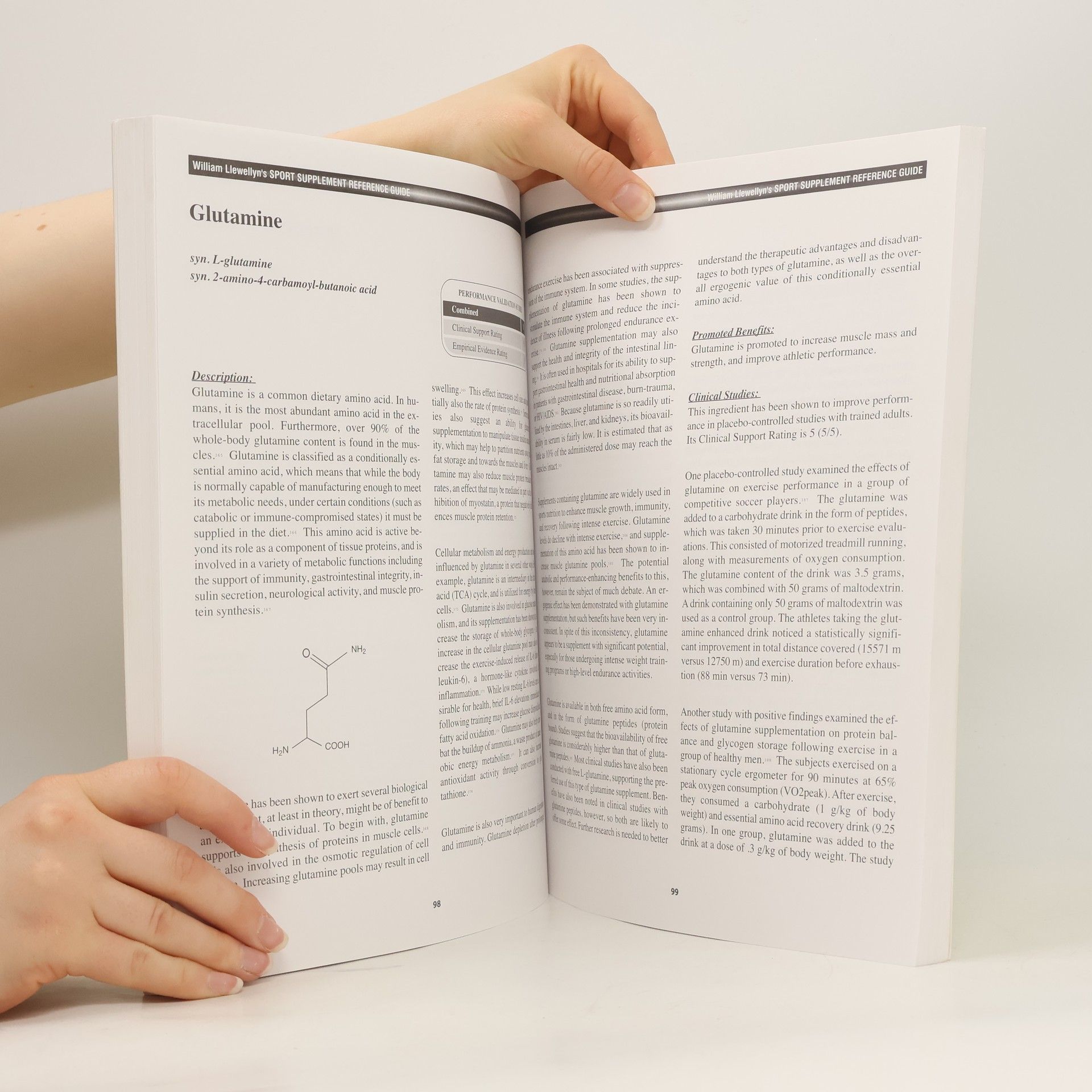 Peter L (Peter Llewellyn) Williams William Llewellyn's Sport Supplement Reference Guide
