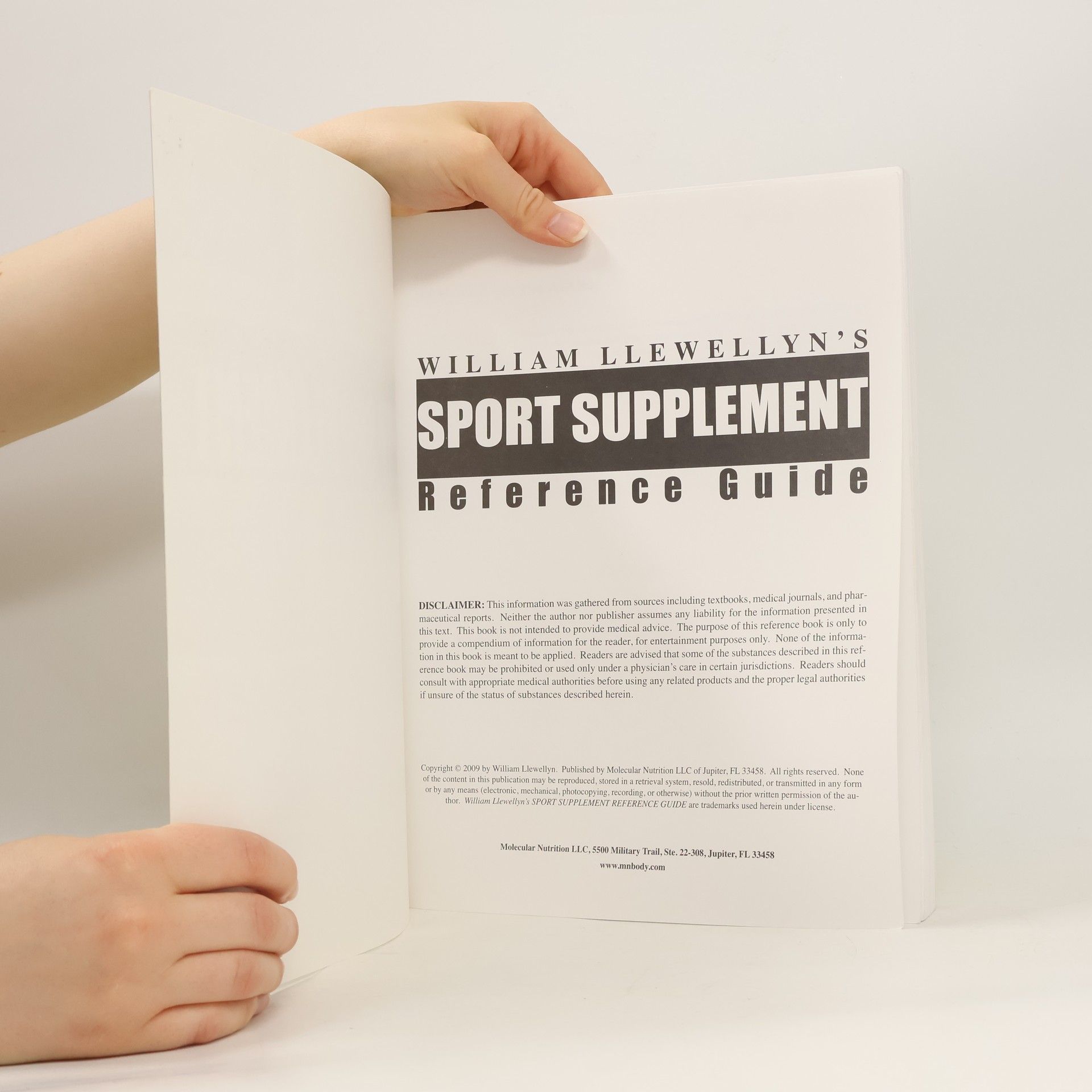 Peter L (Peter Llewellyn) Williams William Llewellyn's Sport Supplement Reference Guide