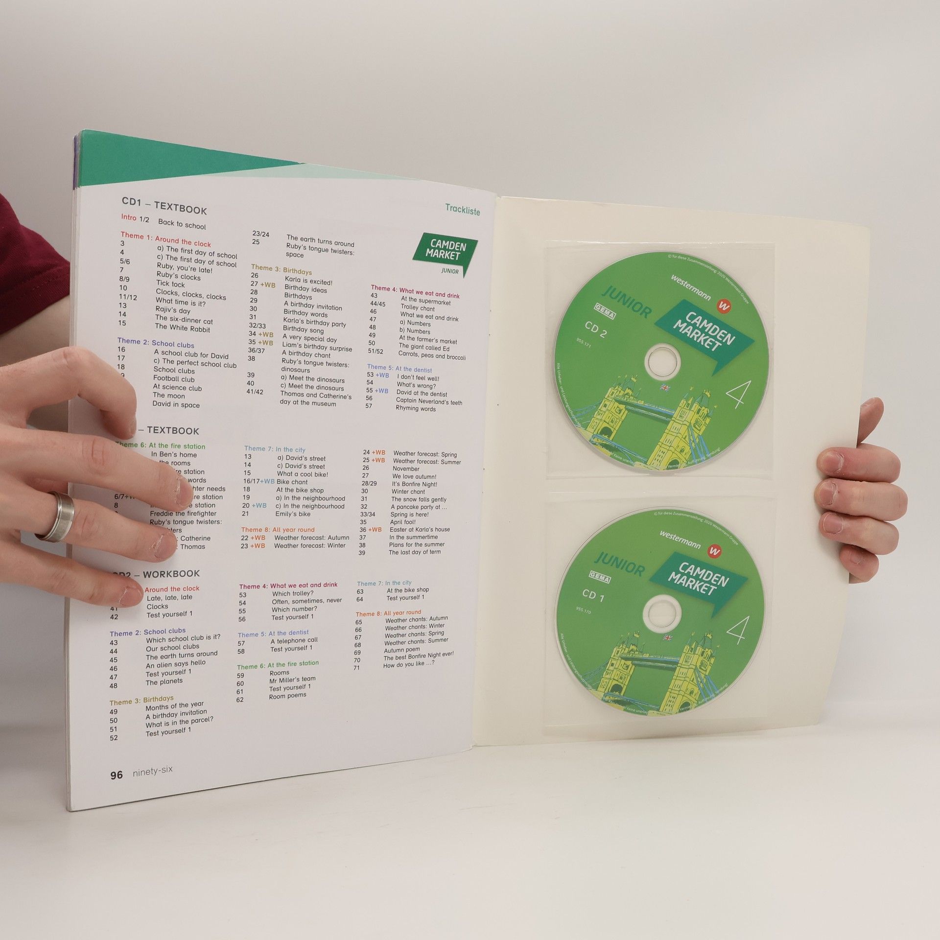 Westermann Schulbuch Camden Market Junior 4. Workbook mit Audio-CDs