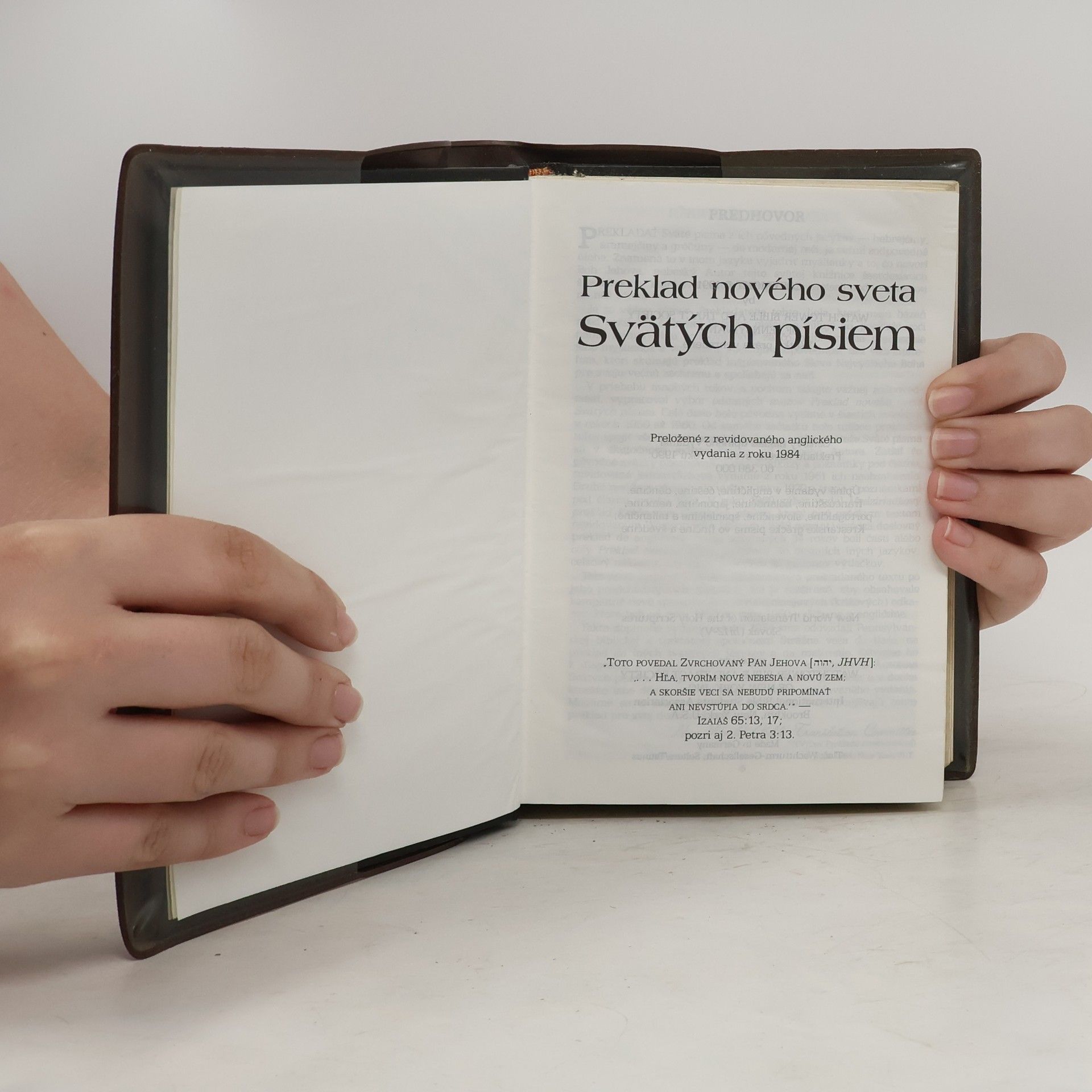 Kolektiv autorů Preklad nového sveta Svätých písmen