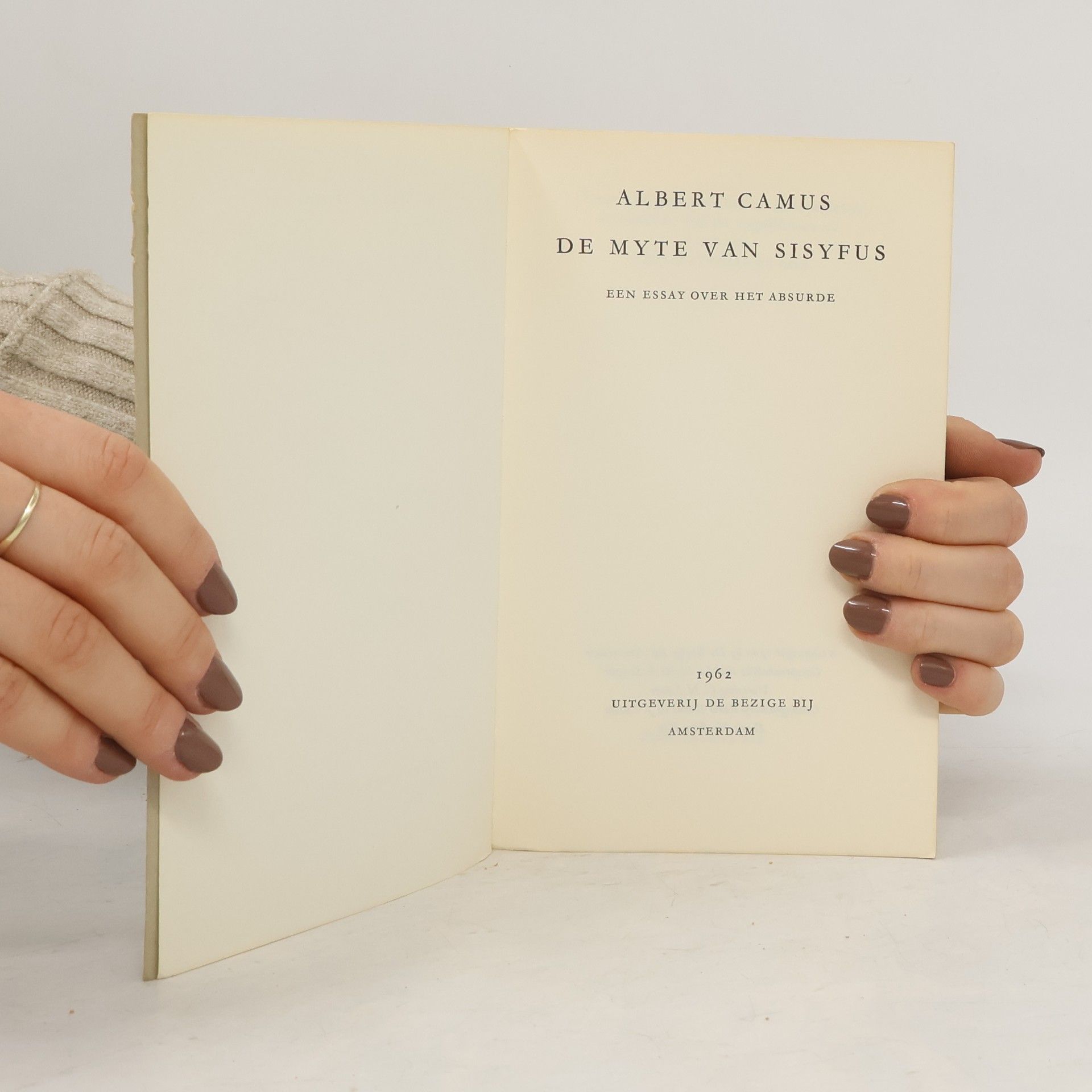 Albert Camus De myte van Sisyfus