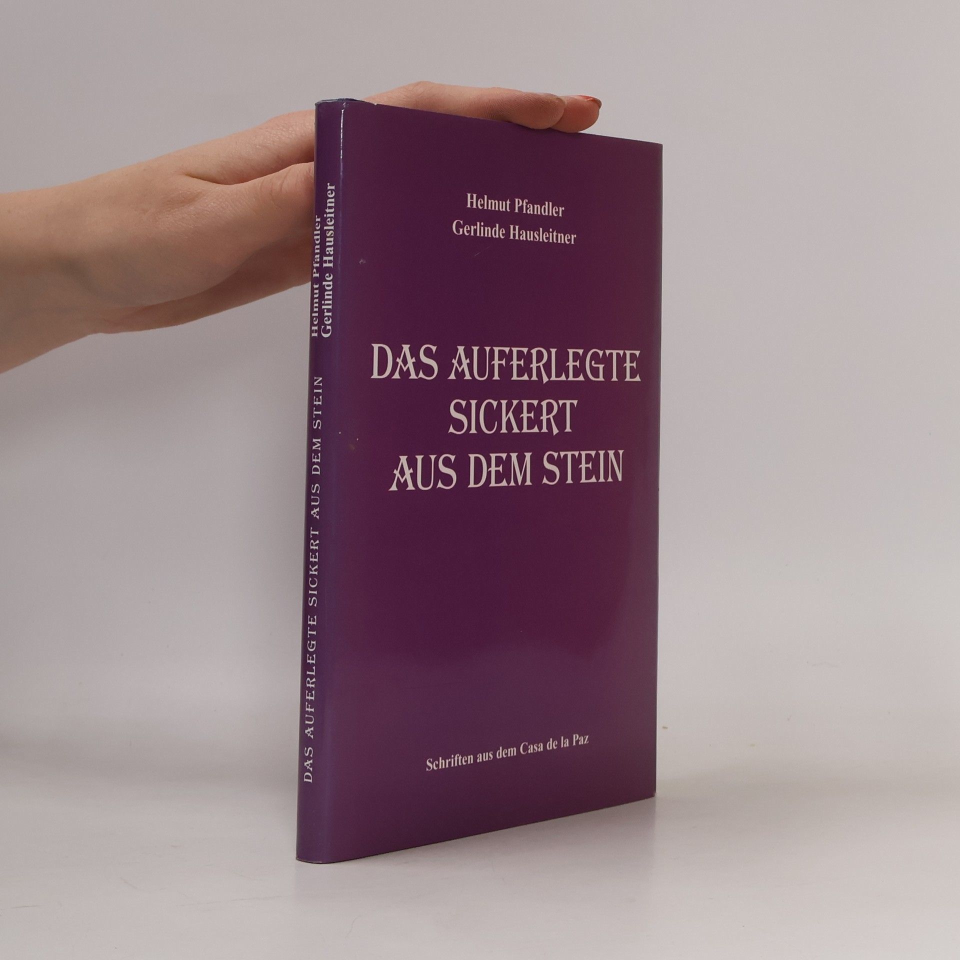 Gerlinde Hausleitner Schriften aus dem Casa de la Paz - 13: Das Auferlegte sickert aus dem Stein