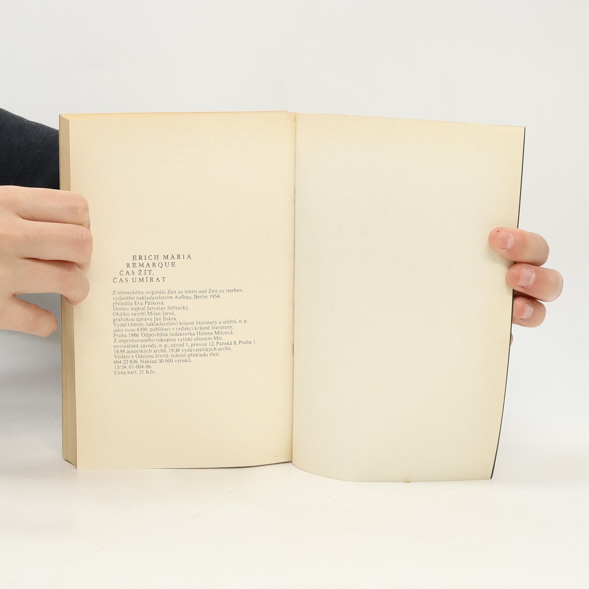 Erich Maria Remarque Čas žít, čas umírat