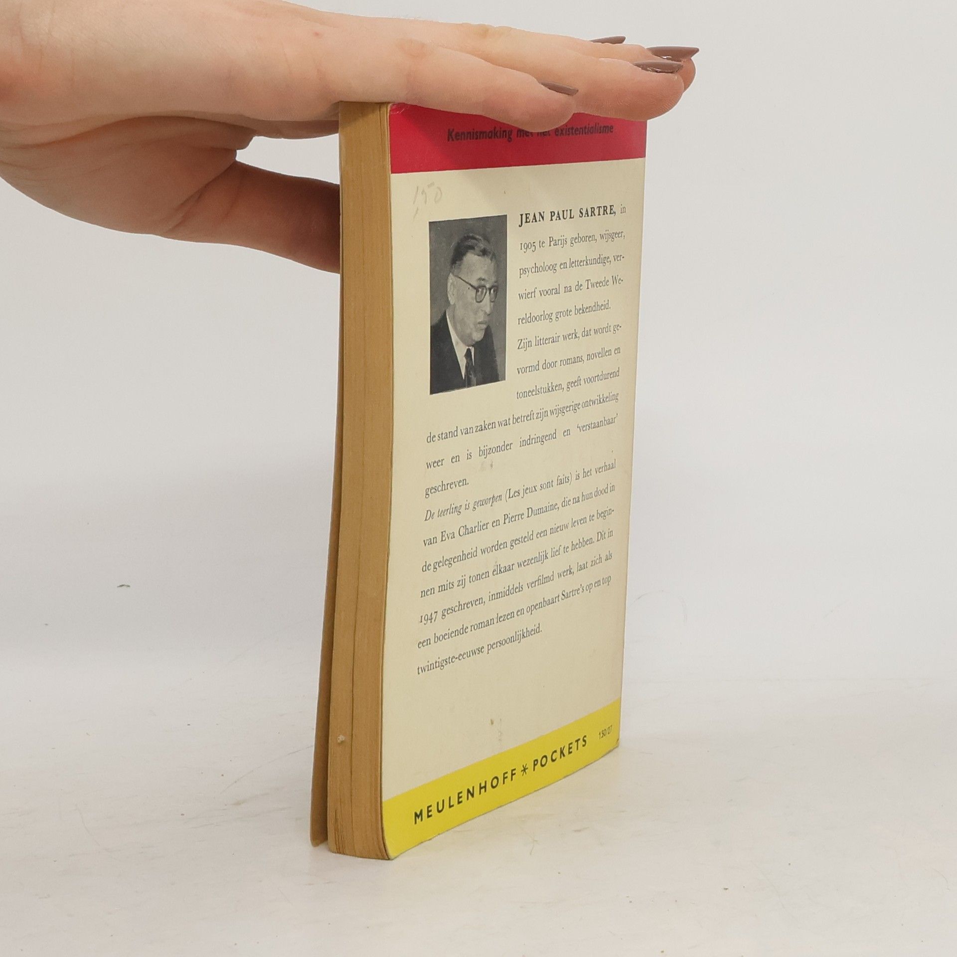 Jean-Paul Sartre De Teerling Is Geworpen