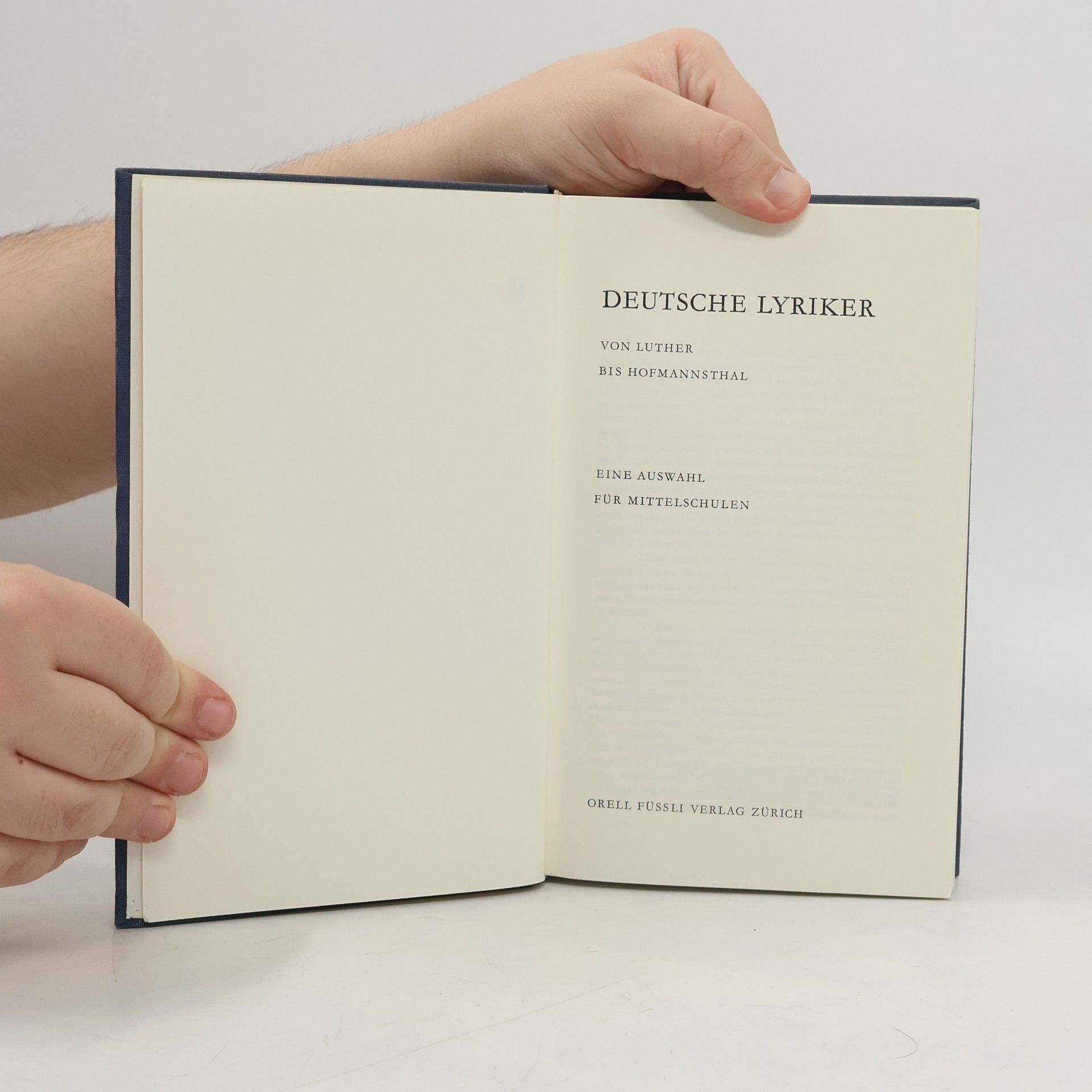 Collectif d'auteurs Deutsche Lyriker