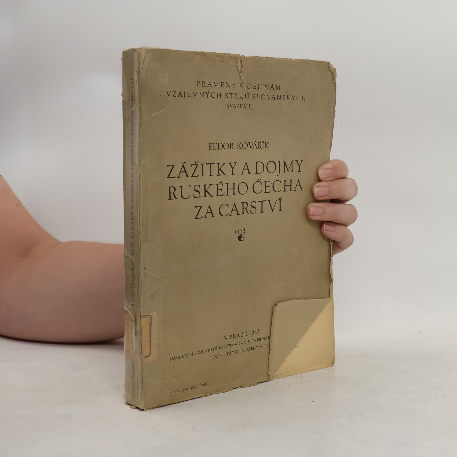 Fedor Kovářík Zážitky a dojmy ruského Čecha za carství