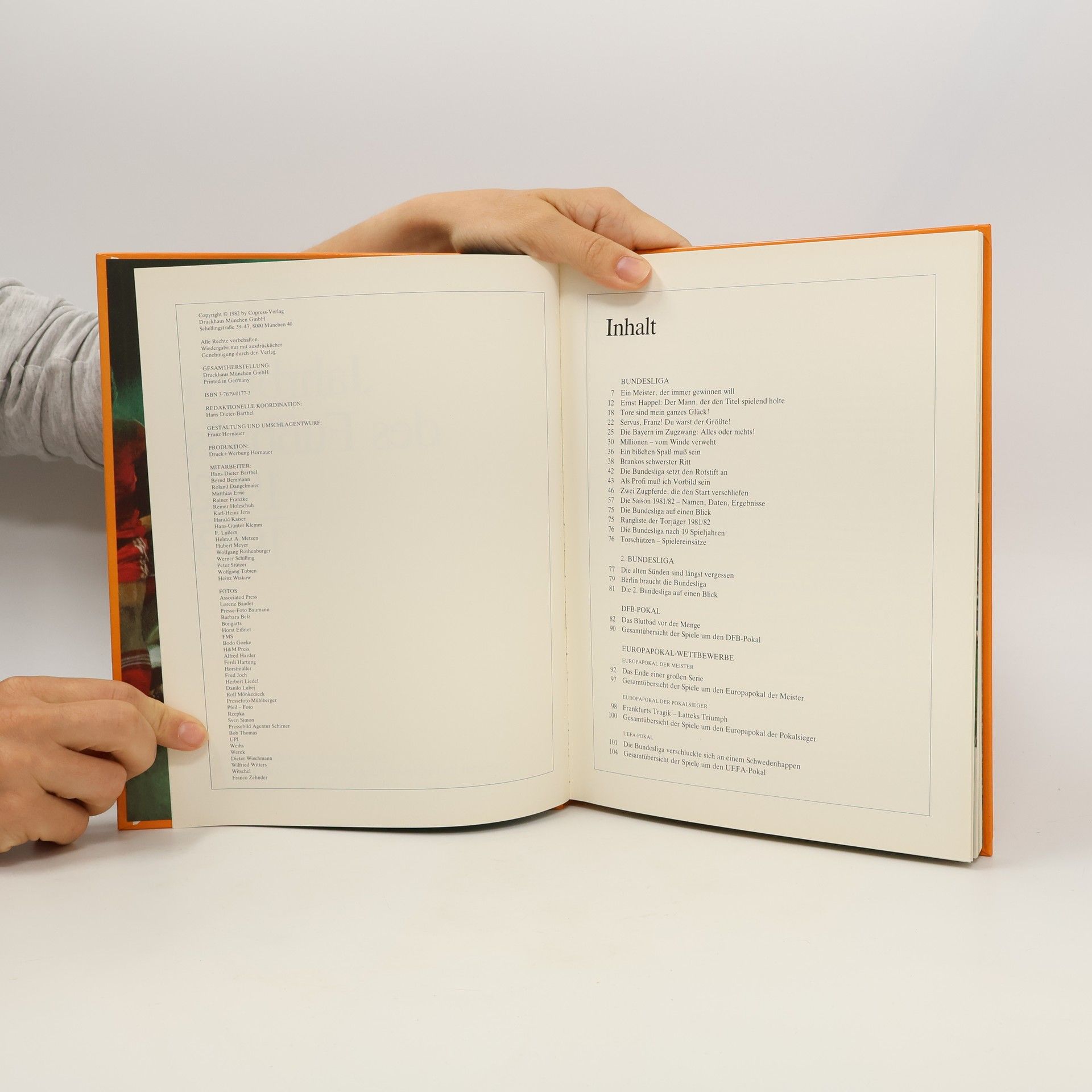 Hans D Barthel Jahrbuch des Fußballs 1982/83