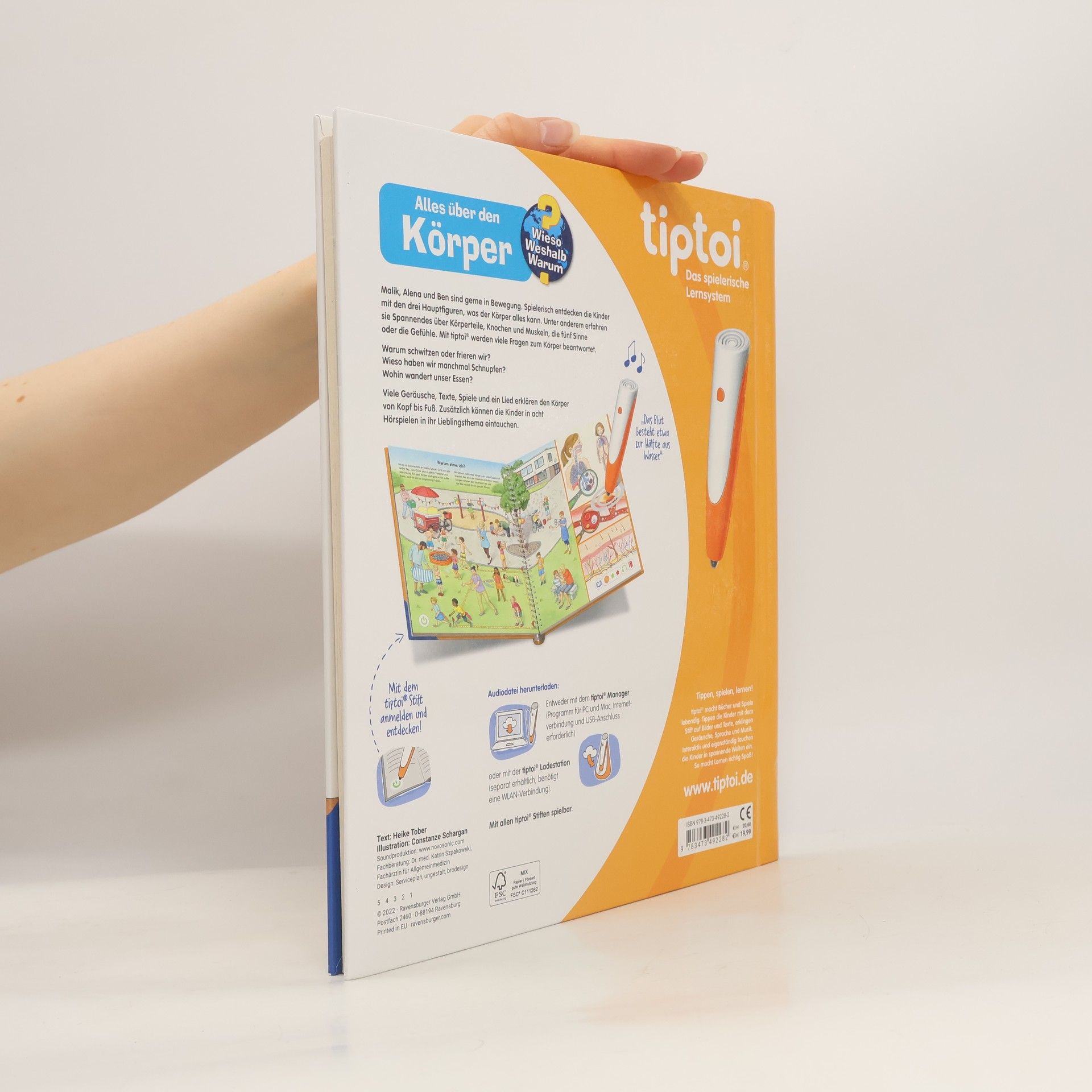 Heike Tober Alles über den Körper / Wieso? Weshalb? Warum? tiptoi® Bd.26