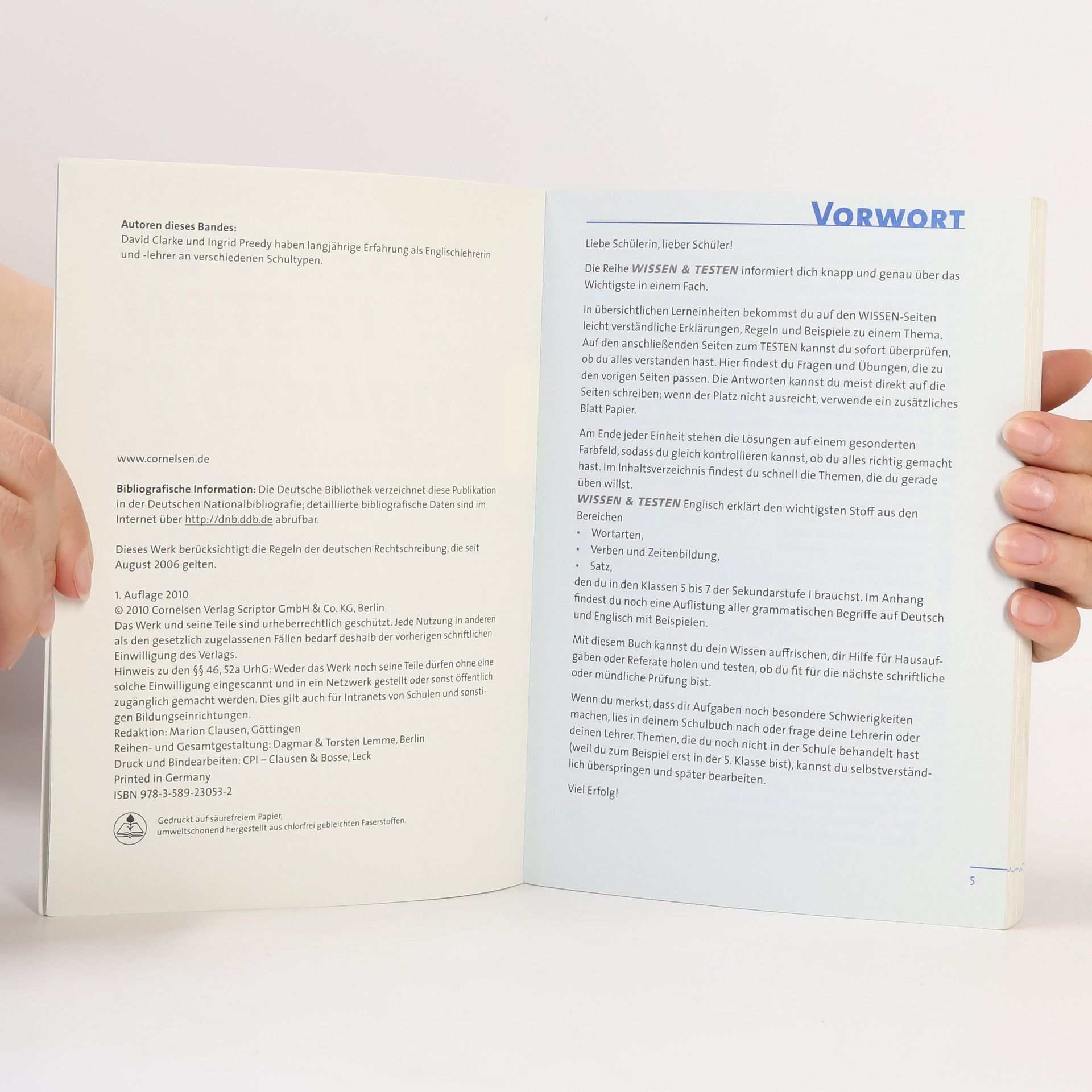 Wissen und Testen - Englisch: 5.-7. Schuljahr - Buch mit Lösungen