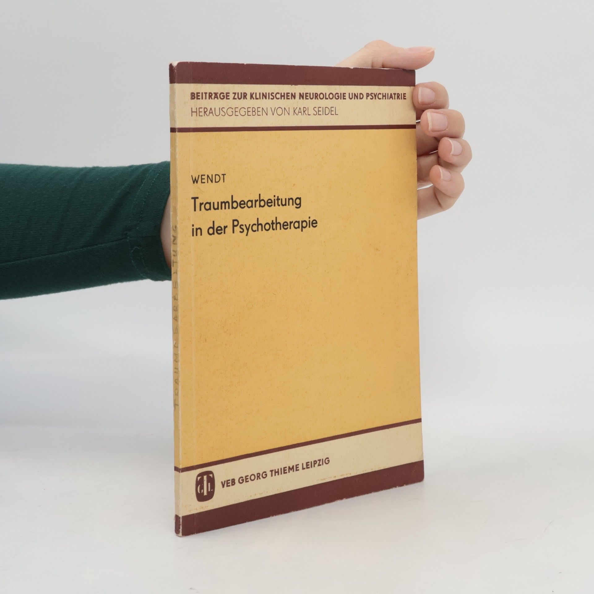 Harro Wendt Traumbearbeitung in der Psychotherapie