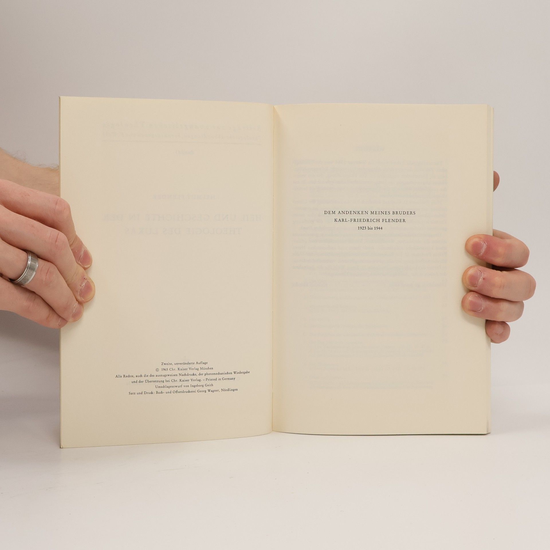 Helmut Flender Heil und Geschichte in der Theologie des Lukas