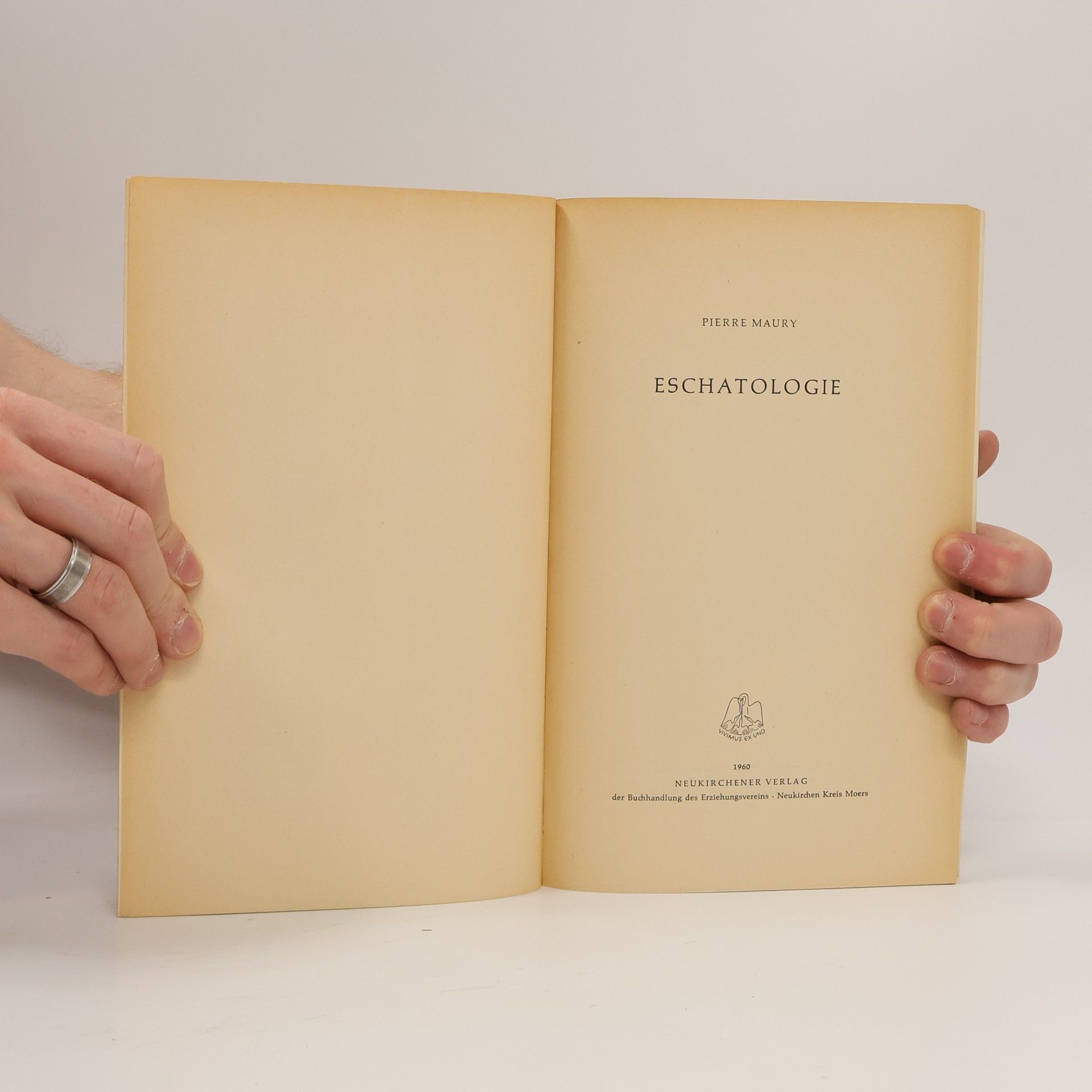 Pierre Maury Eschatologie