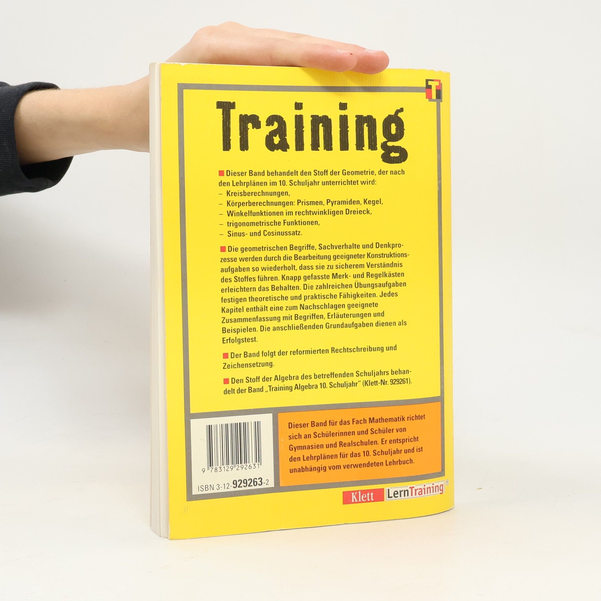 Horst Steibl Training Geometrie - Kreisberechnungen, Zylinder und Pyramide, trigonometrische Funktionen