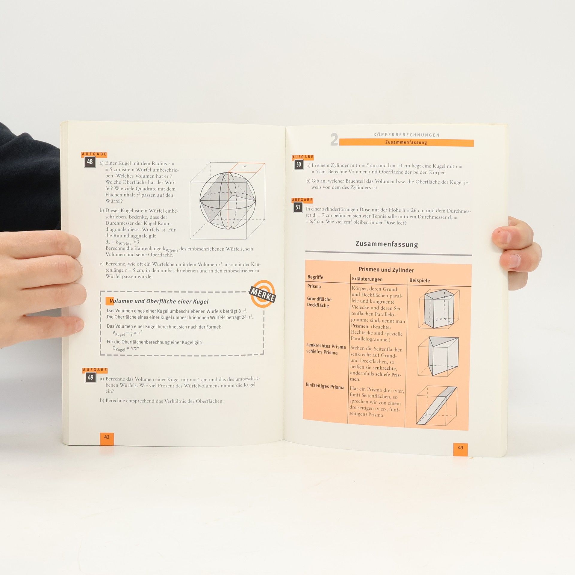 Horst Steibl Training Geometrie - Kreisberechnungen, Zylinder und Pyramide, trigonometrische Funktionen