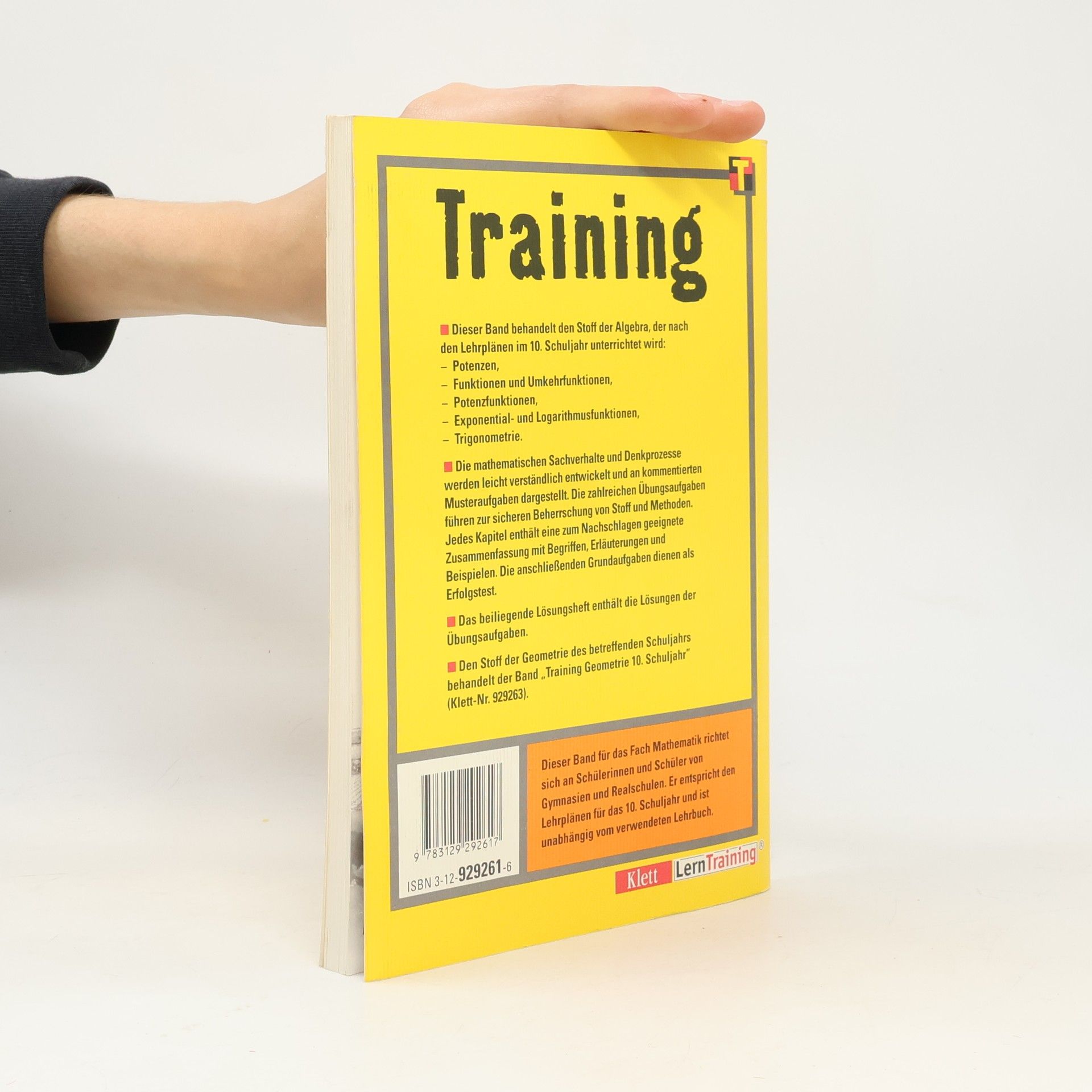 Eberhard Dahlke Training Algebra